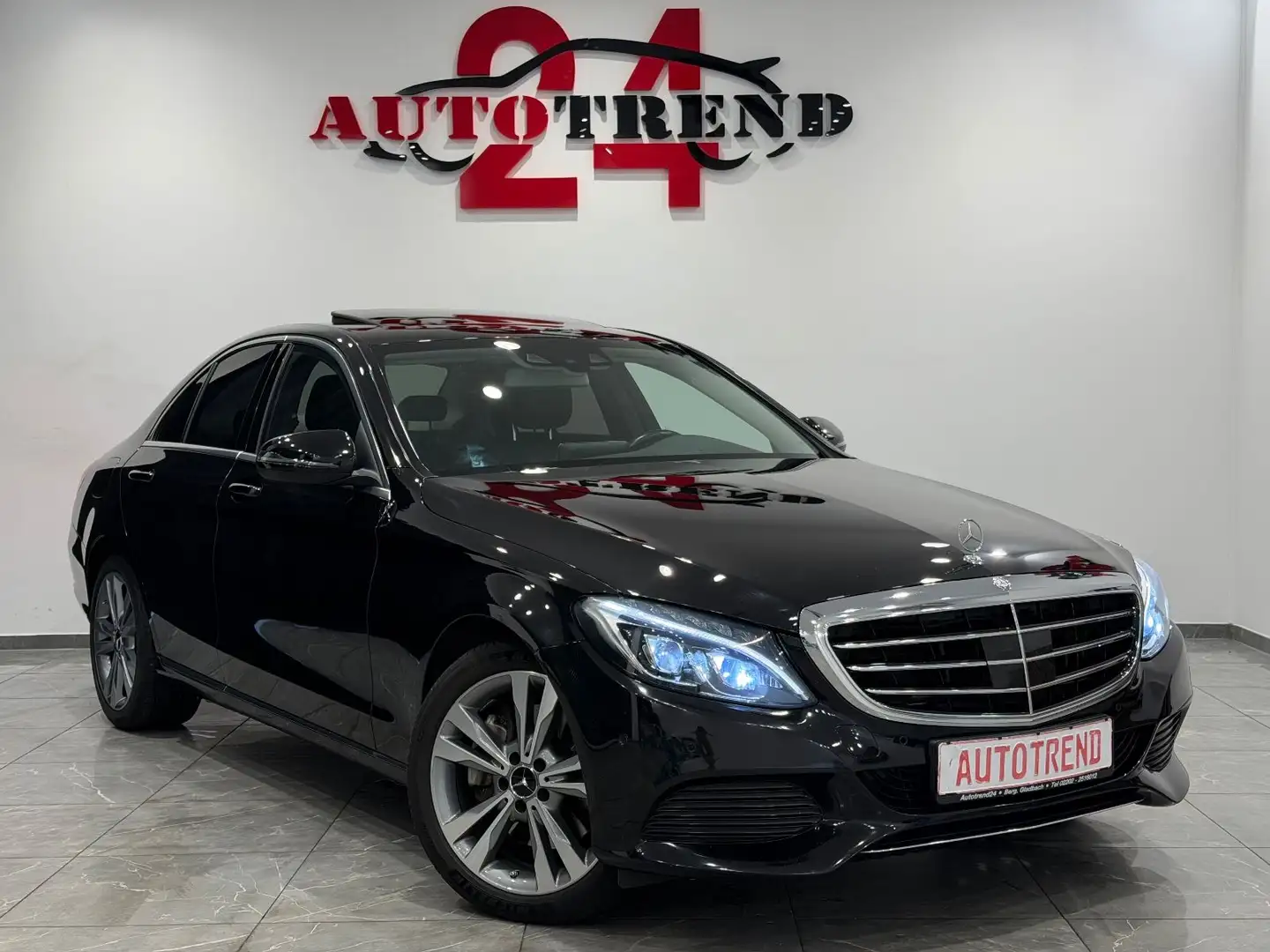 Mercedes-Benz C 250 d 4Matic Lim. HEAD-UP+KAMERA+EGSD+LED+AHK Schwarz - 2
