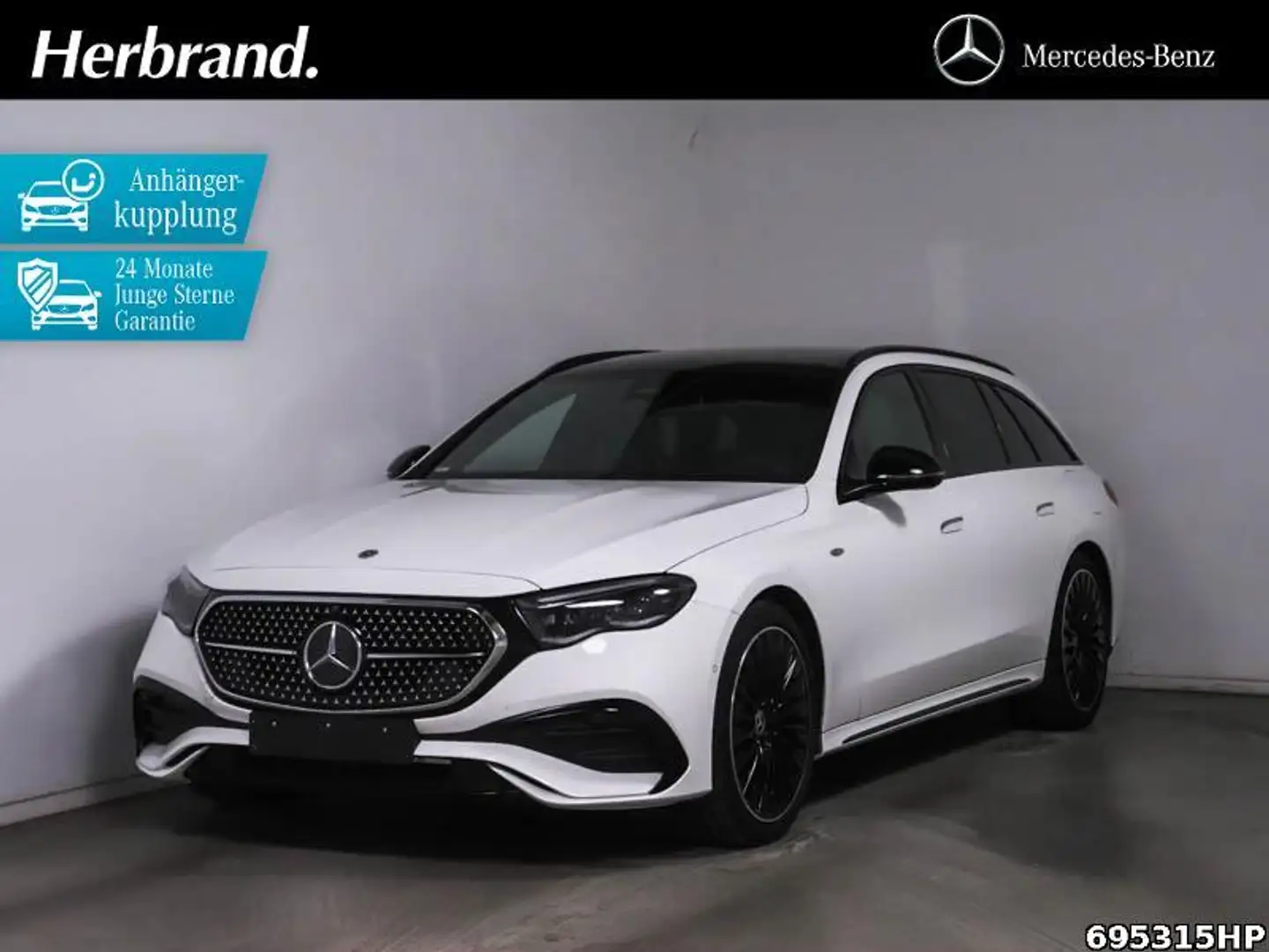 Mercedes-Benz E 300 e T AMG  Night Pano 360°AHK DIGITAL LIGHT Weiß - 1