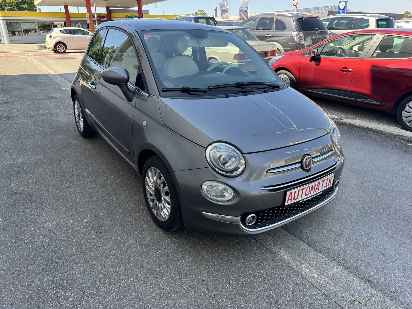Fiat 500 1.2 8V Lounge  Automatik  Glasdach Grau - 1