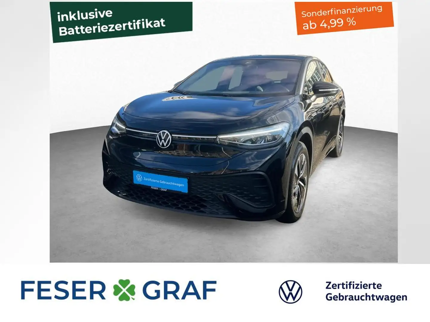 Volkswagen ID.5 Pro 1-Gang Automatik NAVI AHK LED id5 Noir - 1