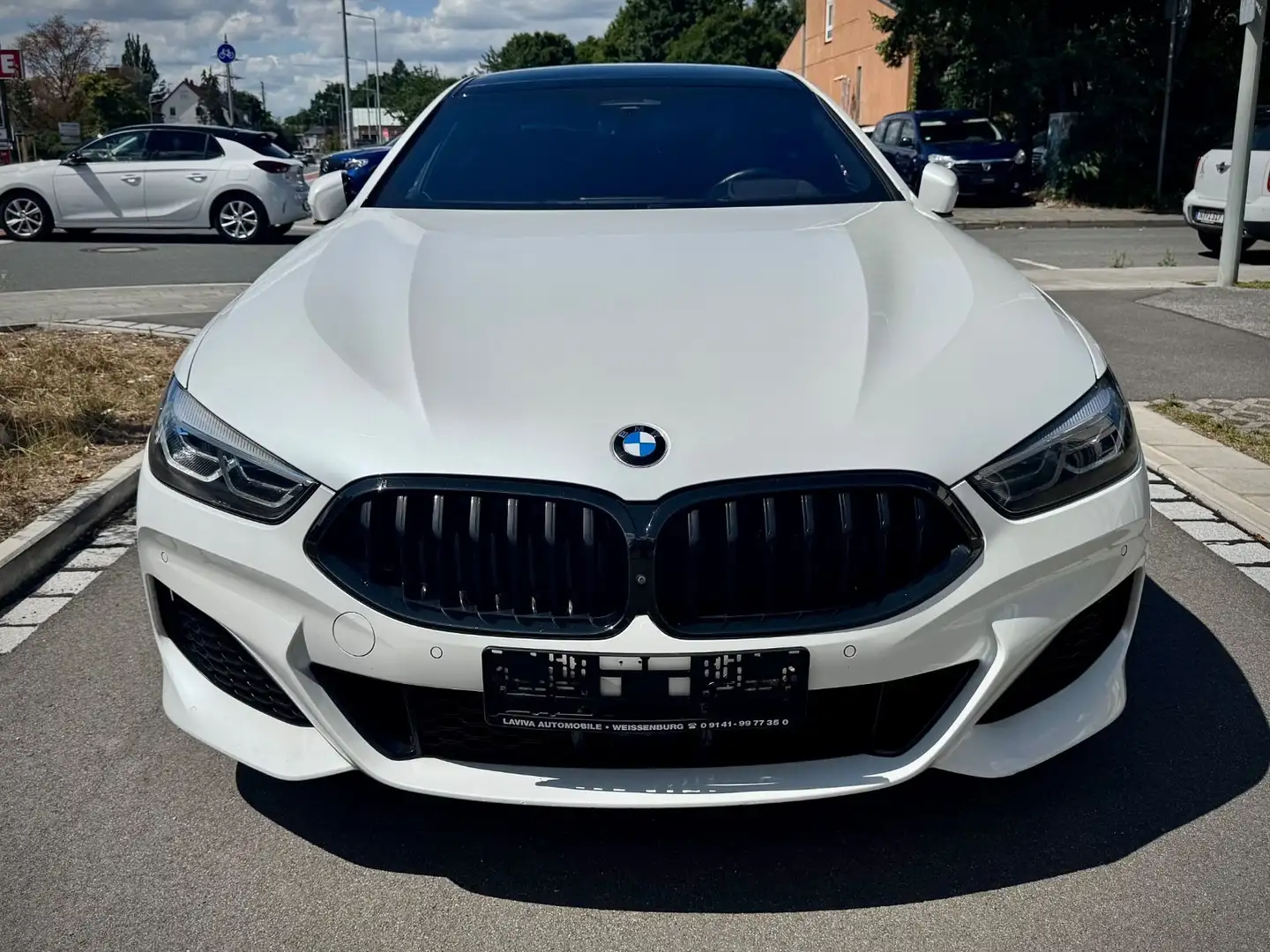 BMW 840 d xDrive M Sport/Kam/ACC/Head-Up/B&W/Pano Weiß - 2