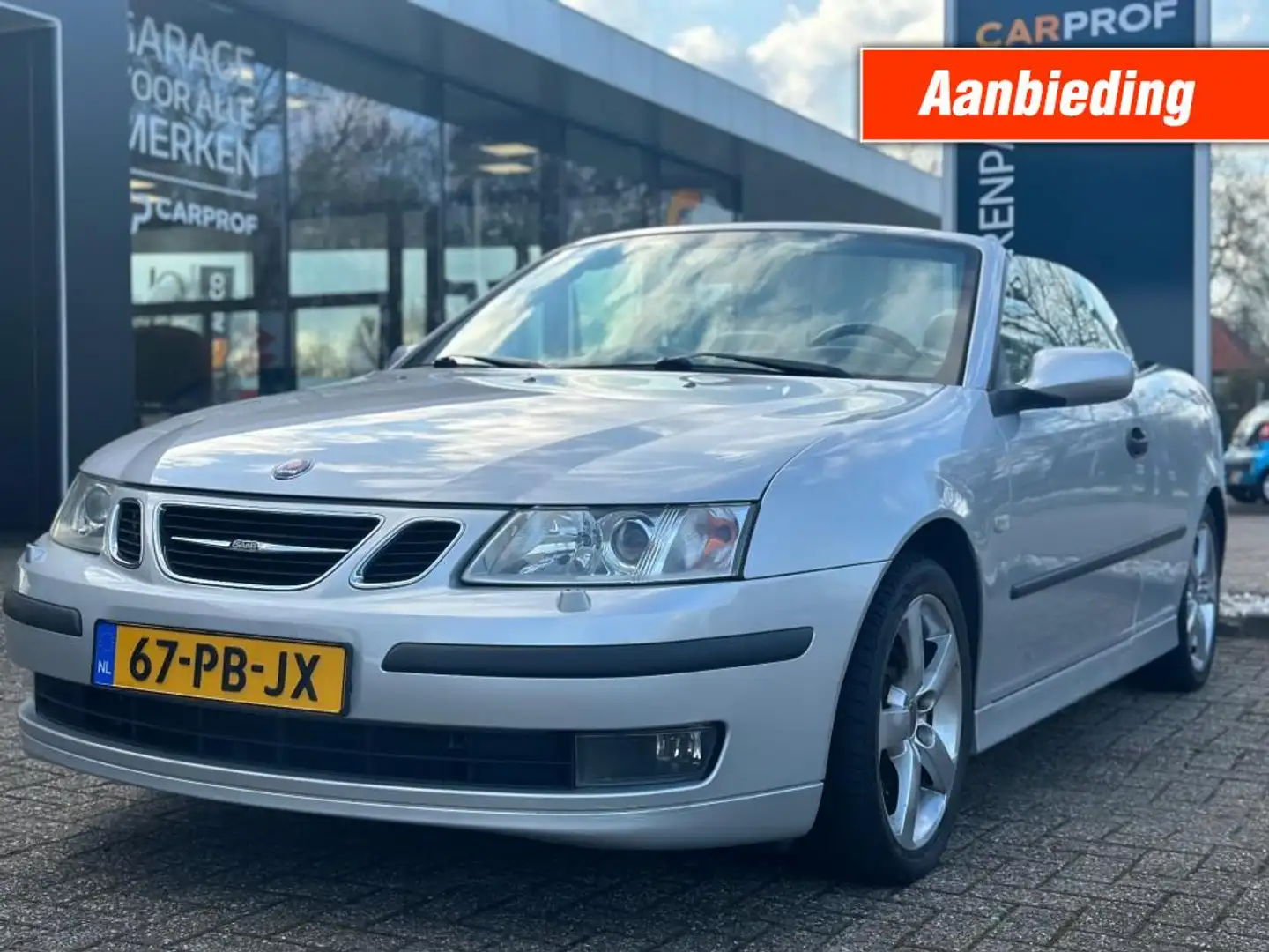 Saab 9-3 1.8T Vector Cabrio Hirsch-tuning Grijs - 1