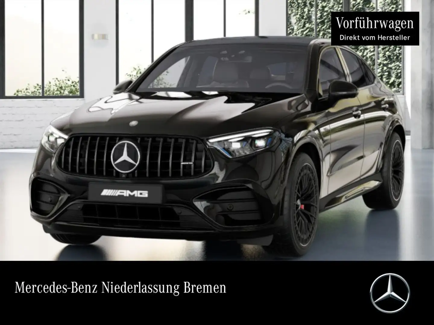 Mercedes-Benz GLC 43 AMG GLC 43 4M NIGHT+PANO+360+AHK+BURMESTER+CARBON+9G Schwarz - 1