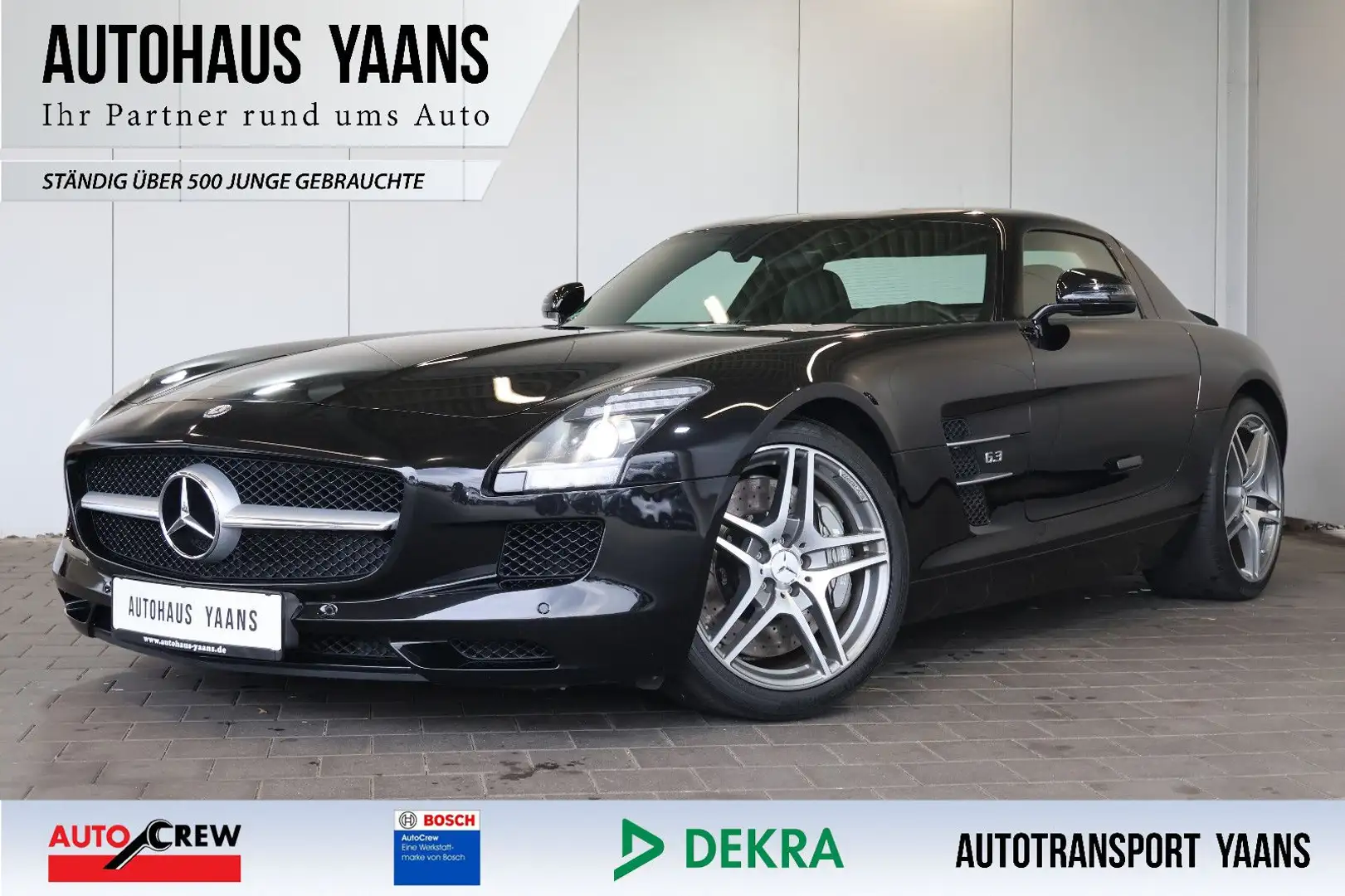 Mercedes-Benz SLS Coupe 6.2 V8 XEN+KAM+MEMORY+20" Schwarz - 1