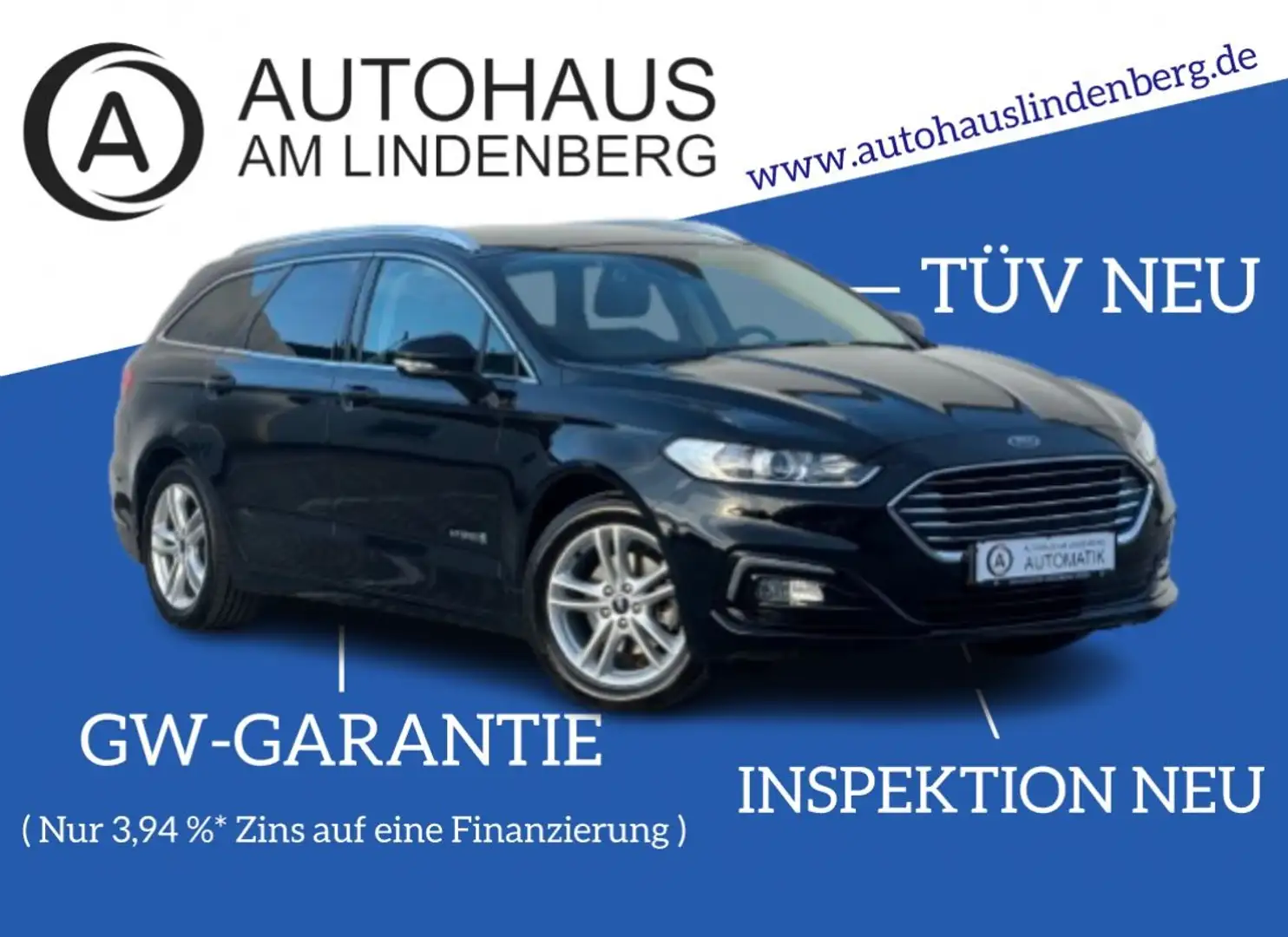 Ford Mondeo Turnier Hybrid*ACC*MEMORY*NAVI*R-KAM*PANO Schwarz - 1