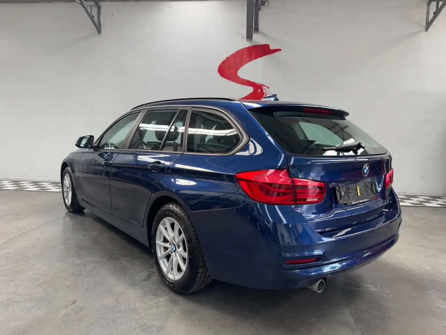 BMW 316 Touring d Bleu - 2