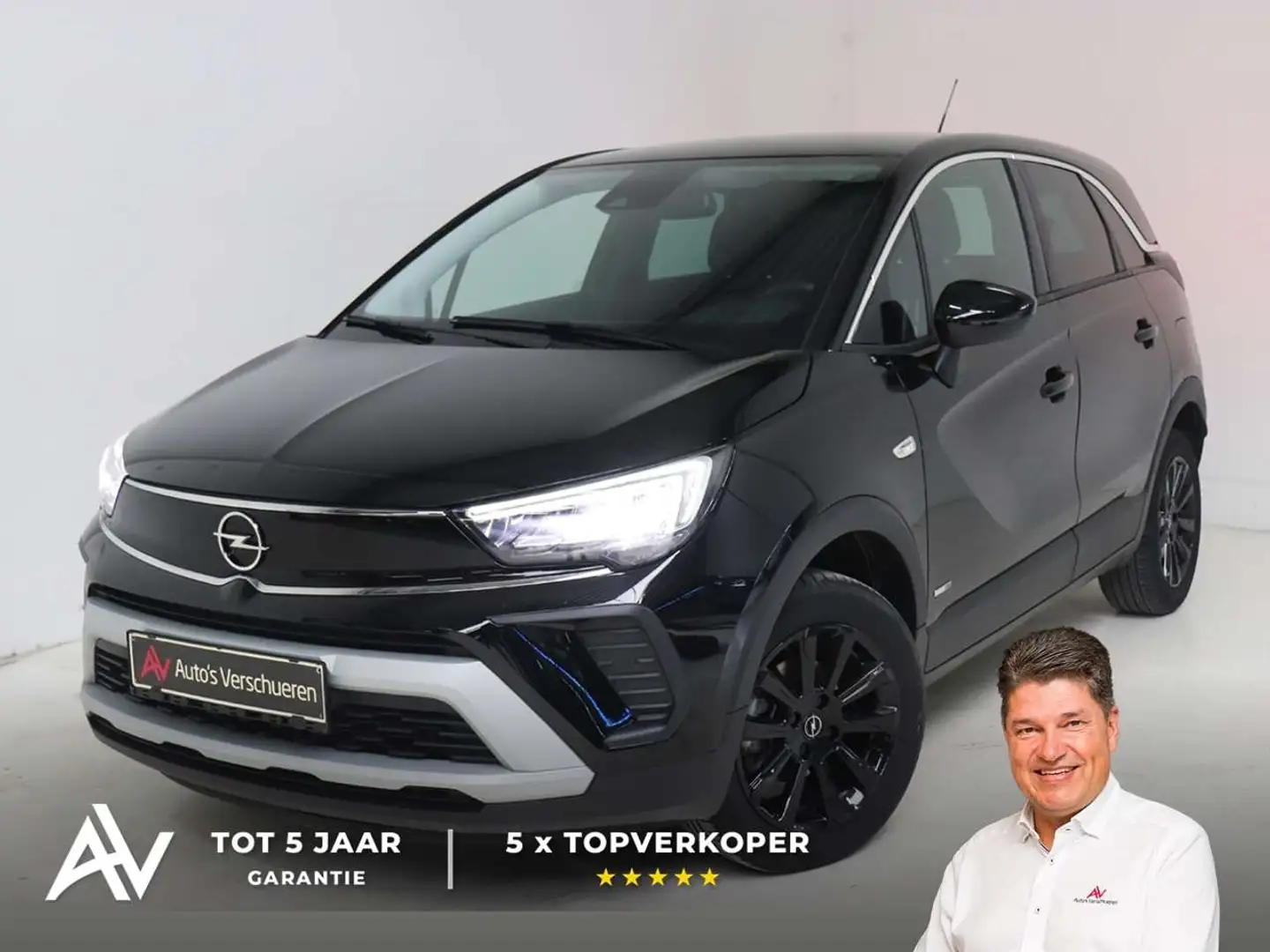 Opel Crossland 1.2 Turbo 130 AT6 Elegance ** Carplay/Android ... Noir - 1