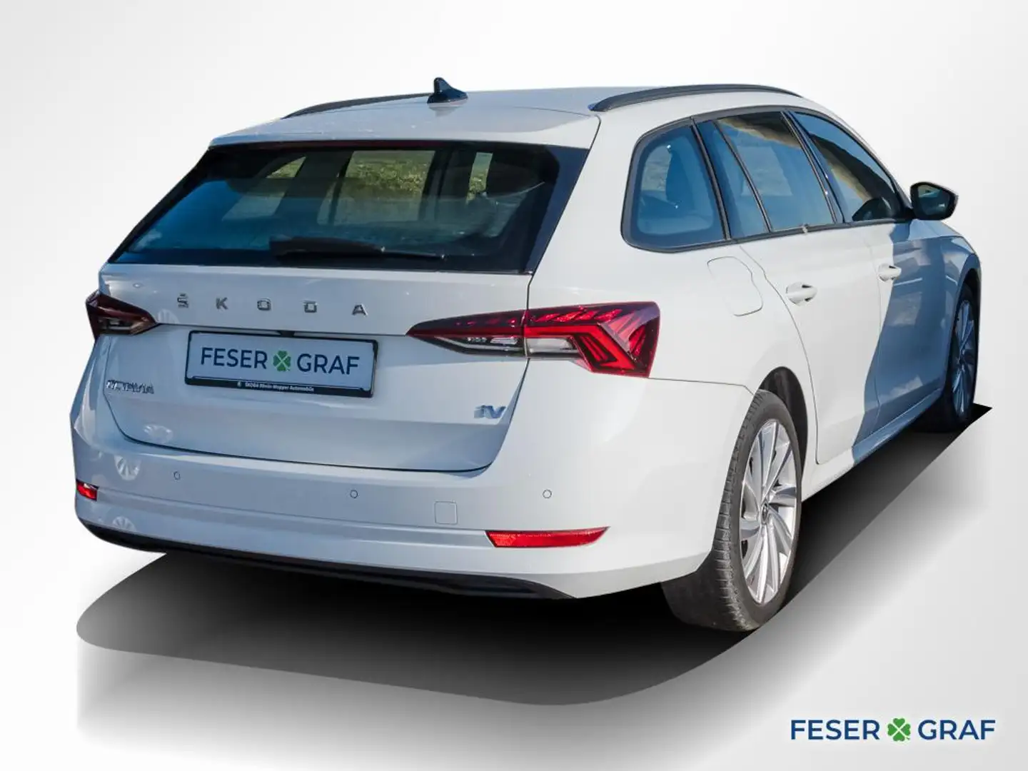 Skoda Octavia Combi 1.4 TSI iV Ambition SHZ/LED/Navi/ACC Weiß - 2