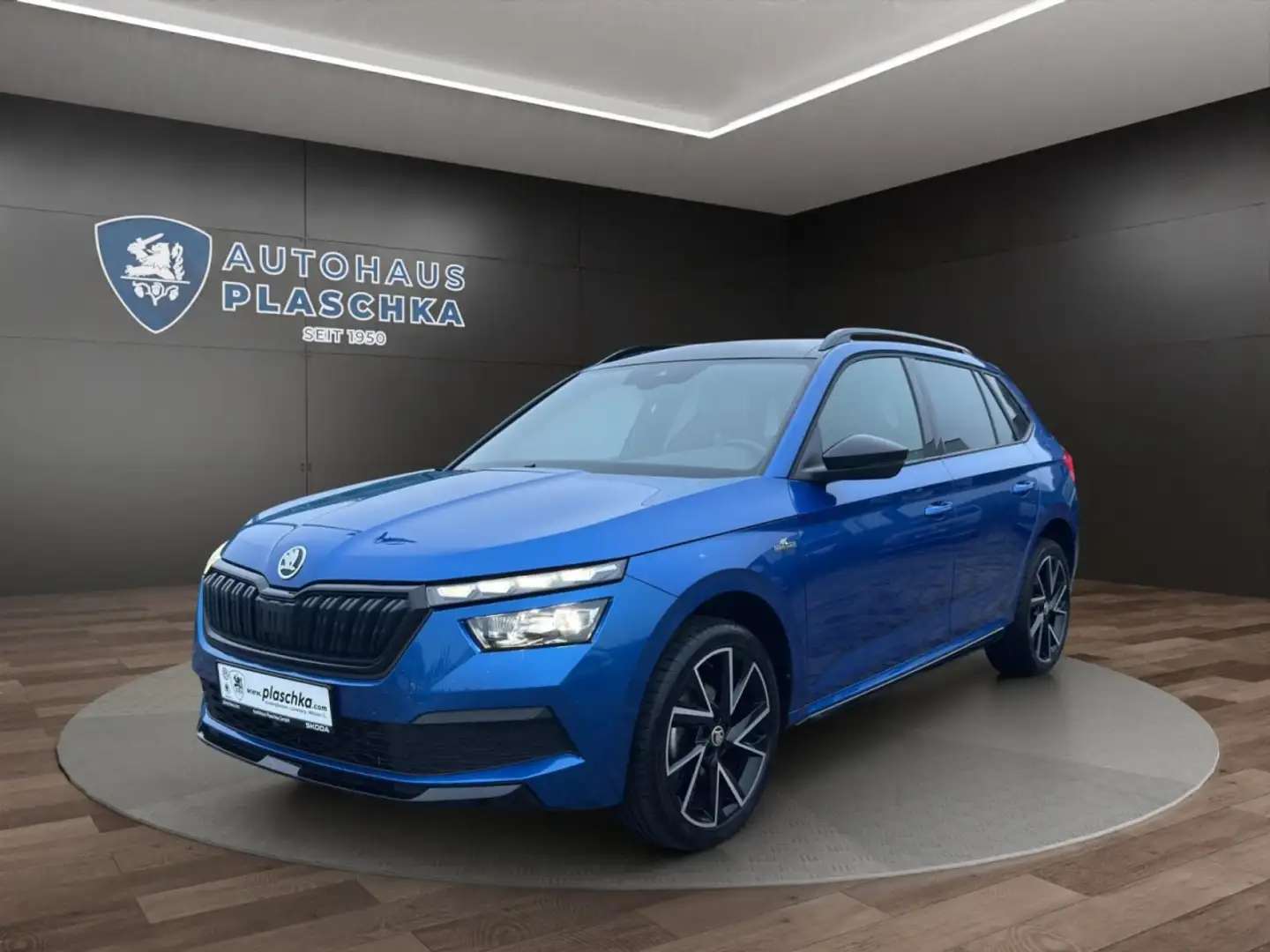 Skoda Kamiq 1.5 TSI DSG Monte Carlo LED*NAVI*PDC Klima Navi Blauw - 1
