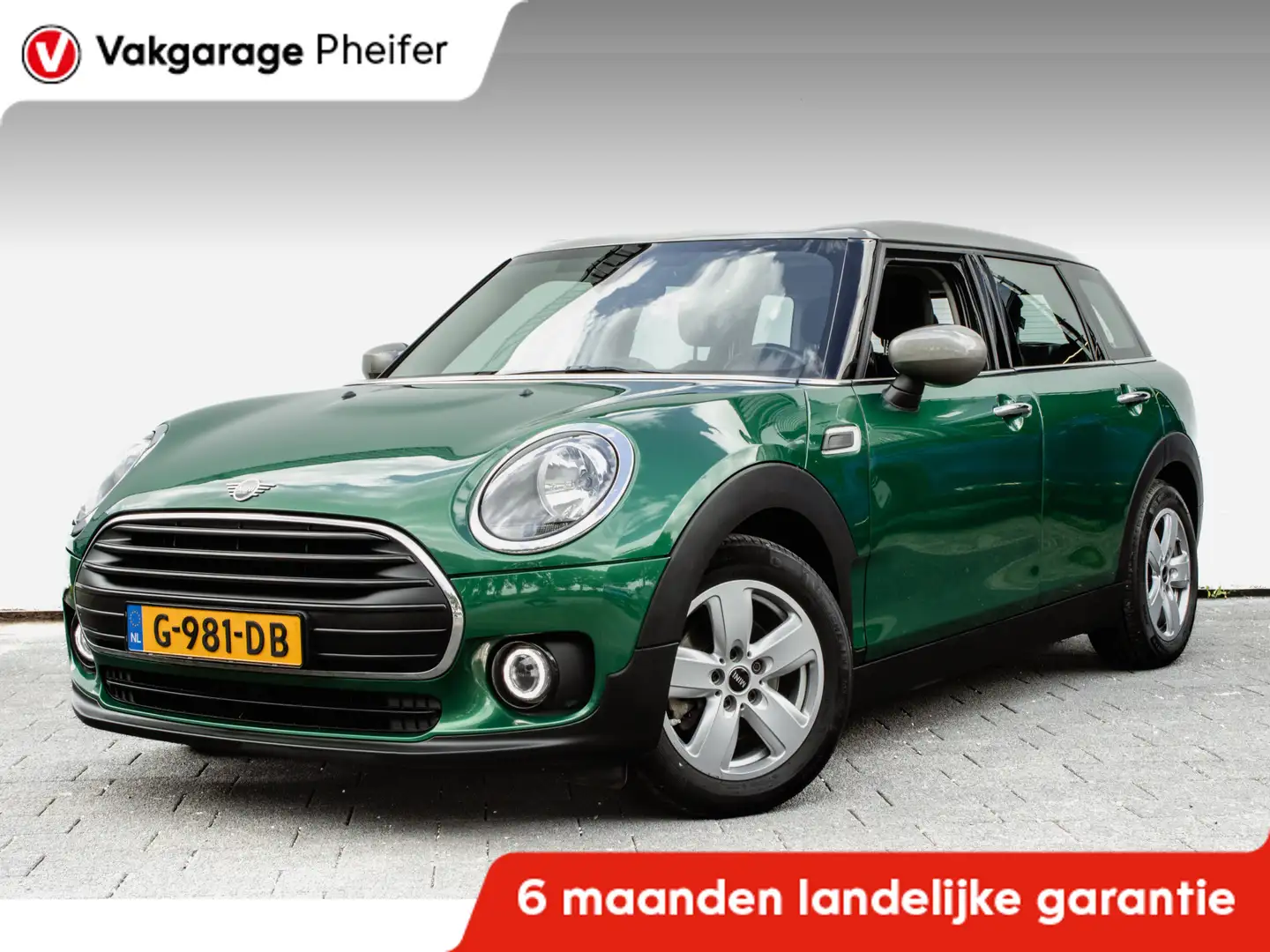 MINI Cooper Clubman Mini 1.5 136pk Navigatie/ Carplay/ Stoelverwarming Groen - 1