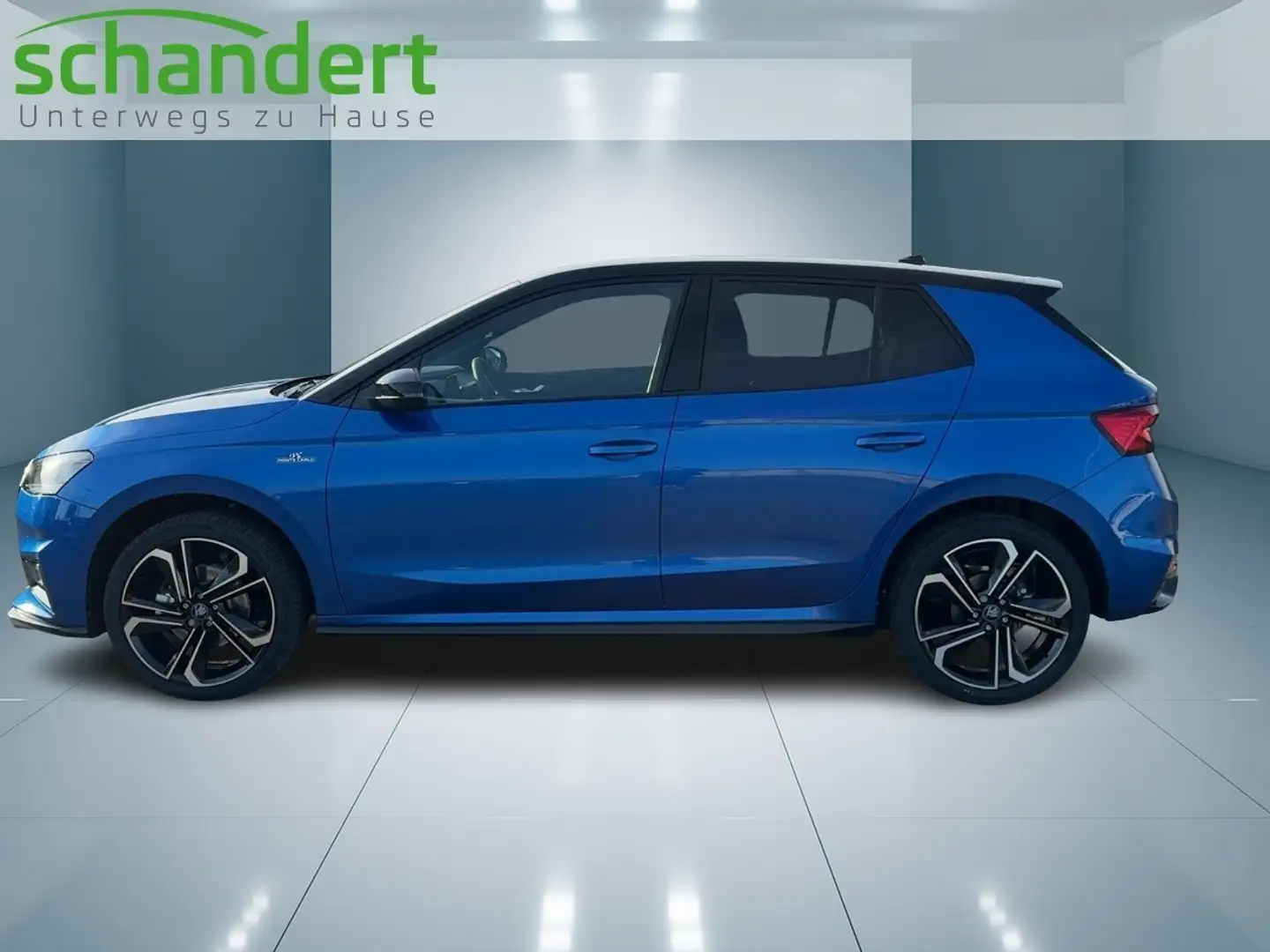 Skoda Fabia 1.5 TSI Monte Carlo DSG LED Klimaautomatik Blau - 2