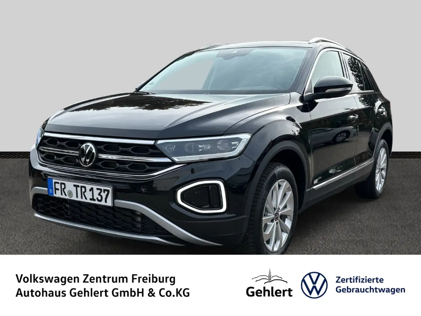 Volkswagen T-Roc Style 1.5 TSI DSG Navi LED ACC Rückfahrkamera Schwarz - 1