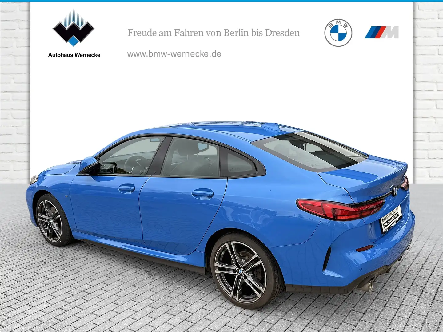BMW 218 i Gran Coupé M Sport Head-Up LED WLAN AHK Blauw - 2