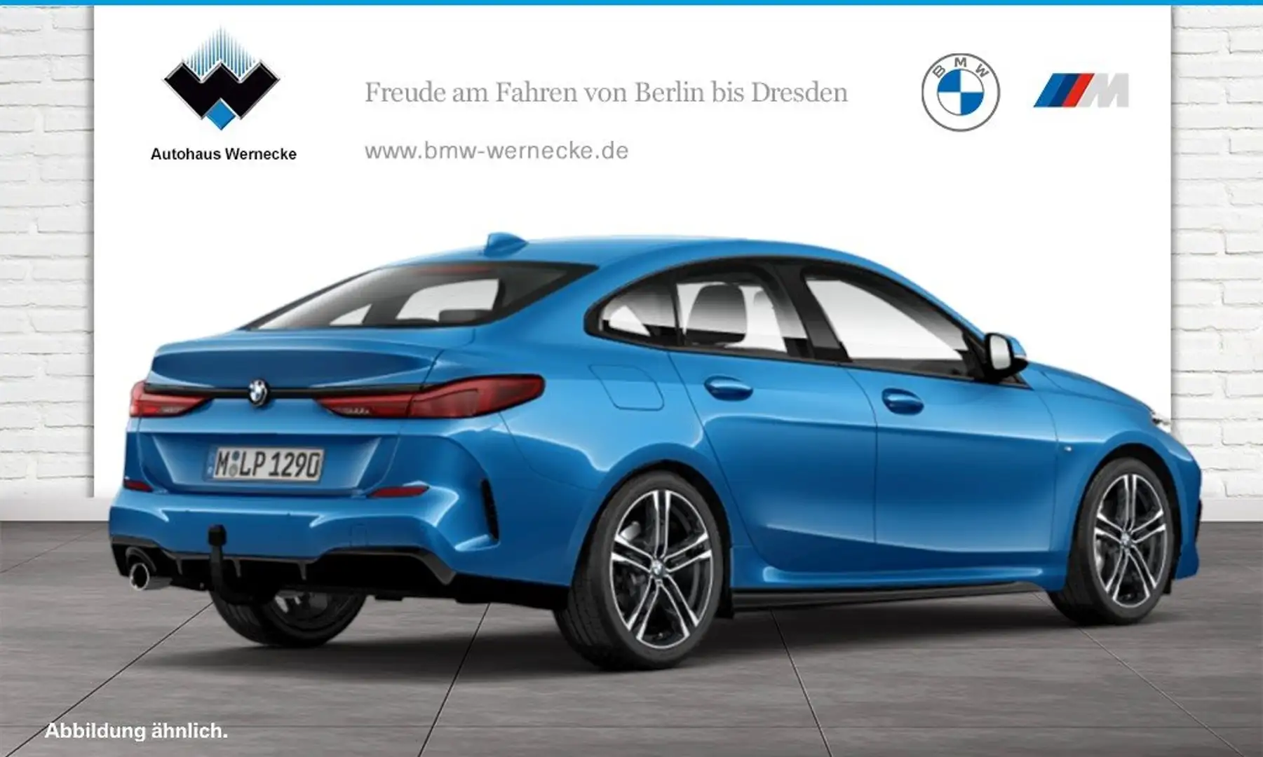 BMW 218 i Gran Coupé M Sport Head-Up LED WLAN AHK Bleu - 2