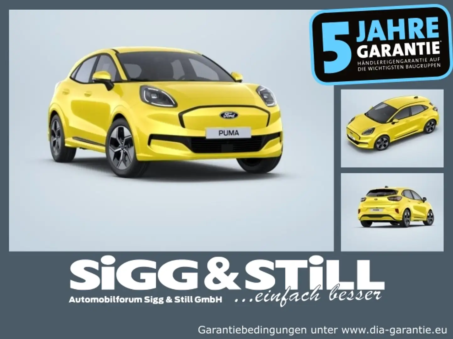 Ford Puma Gen-E **NEUES MODELL** NAVI*SHZ*LHZ*CAM*PDC Gelb - 1