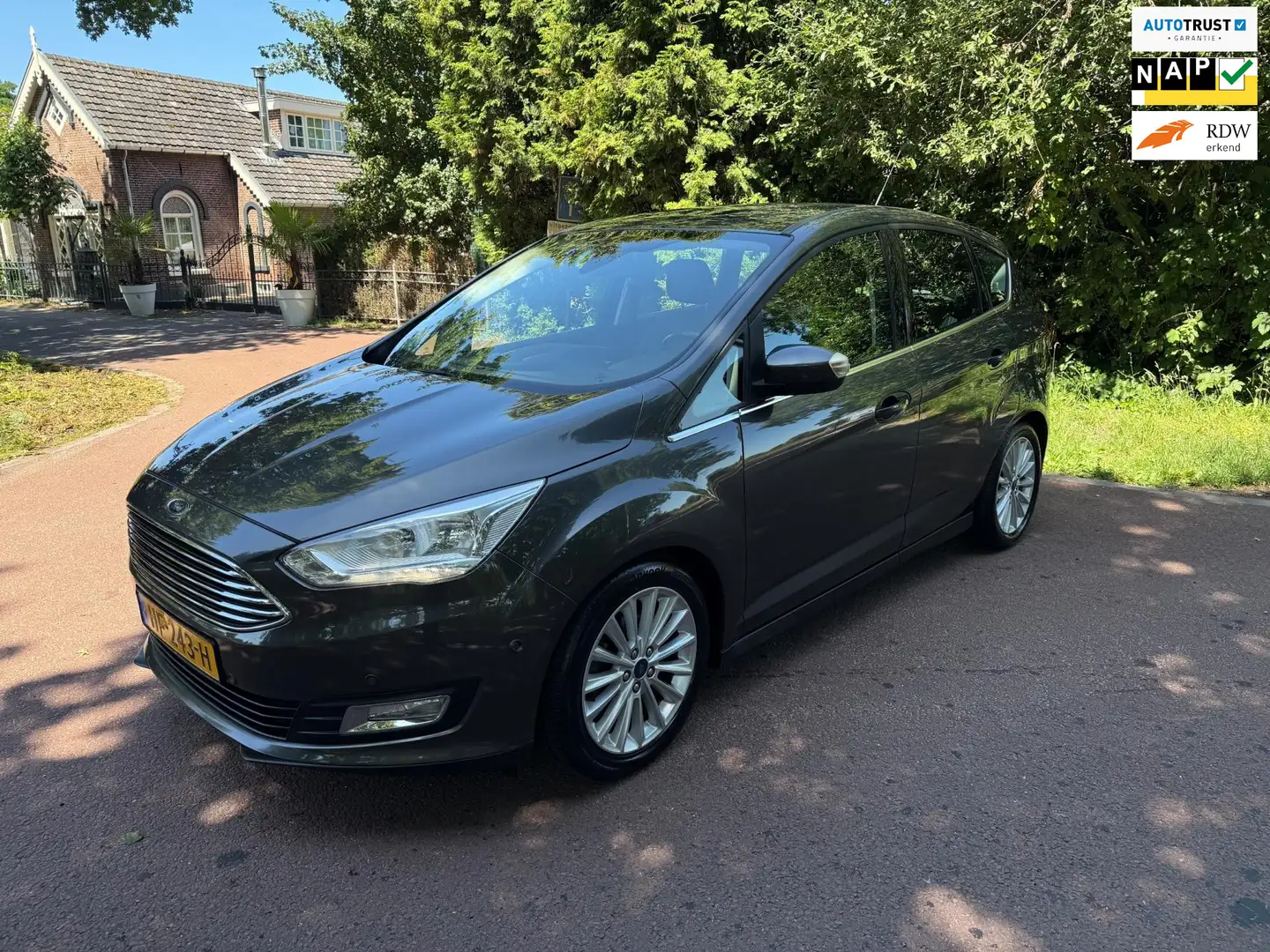 Ford C-Max 1.0 Titanium / Navi / Airco / NAP / PDC / Apk / Lm Grijs - 1