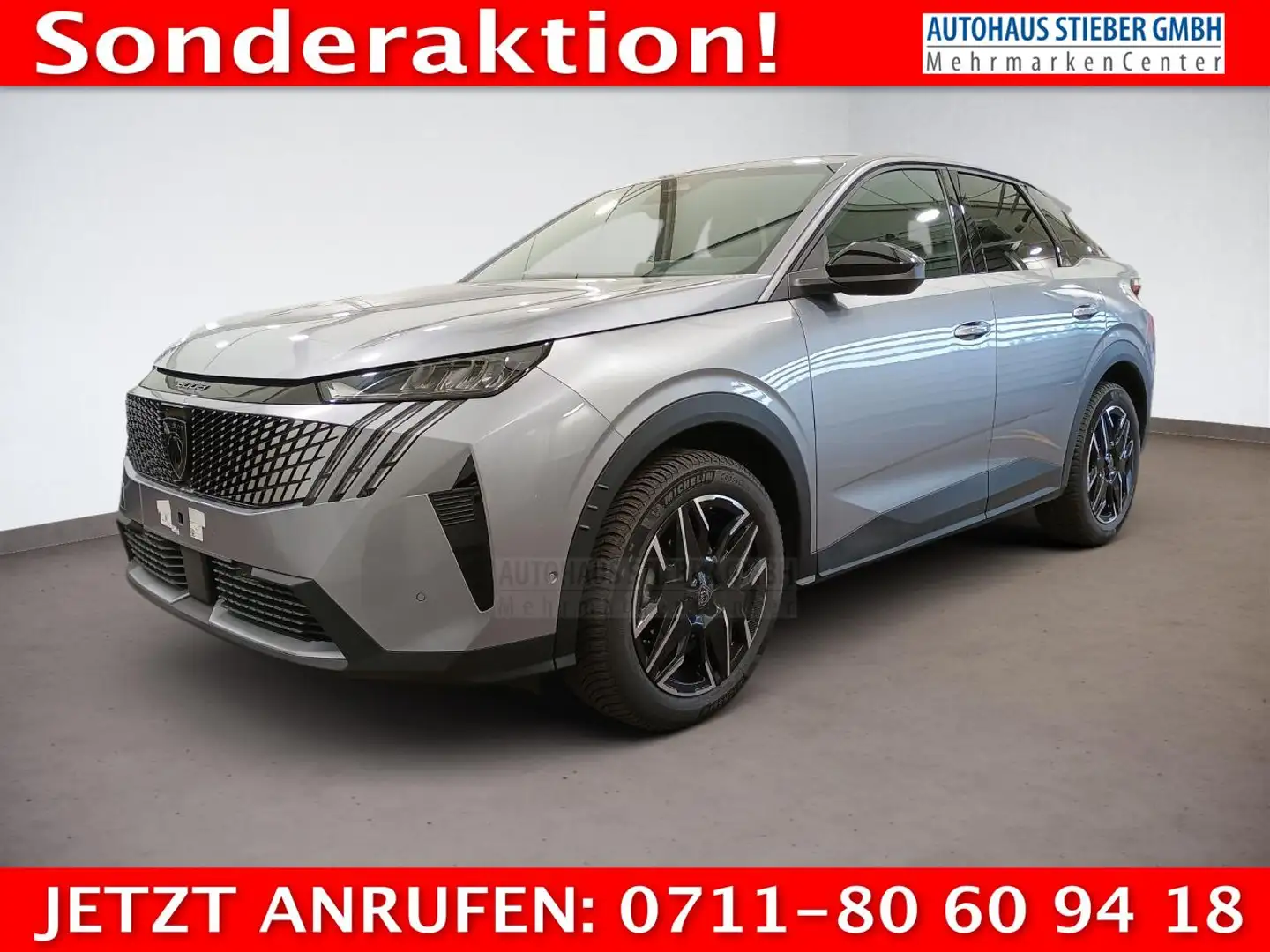 Peugeot 3008 Allure 360°CAM+SHZ+KEYLESS+EPH 107 kW (145 PS),... Сірий - 1