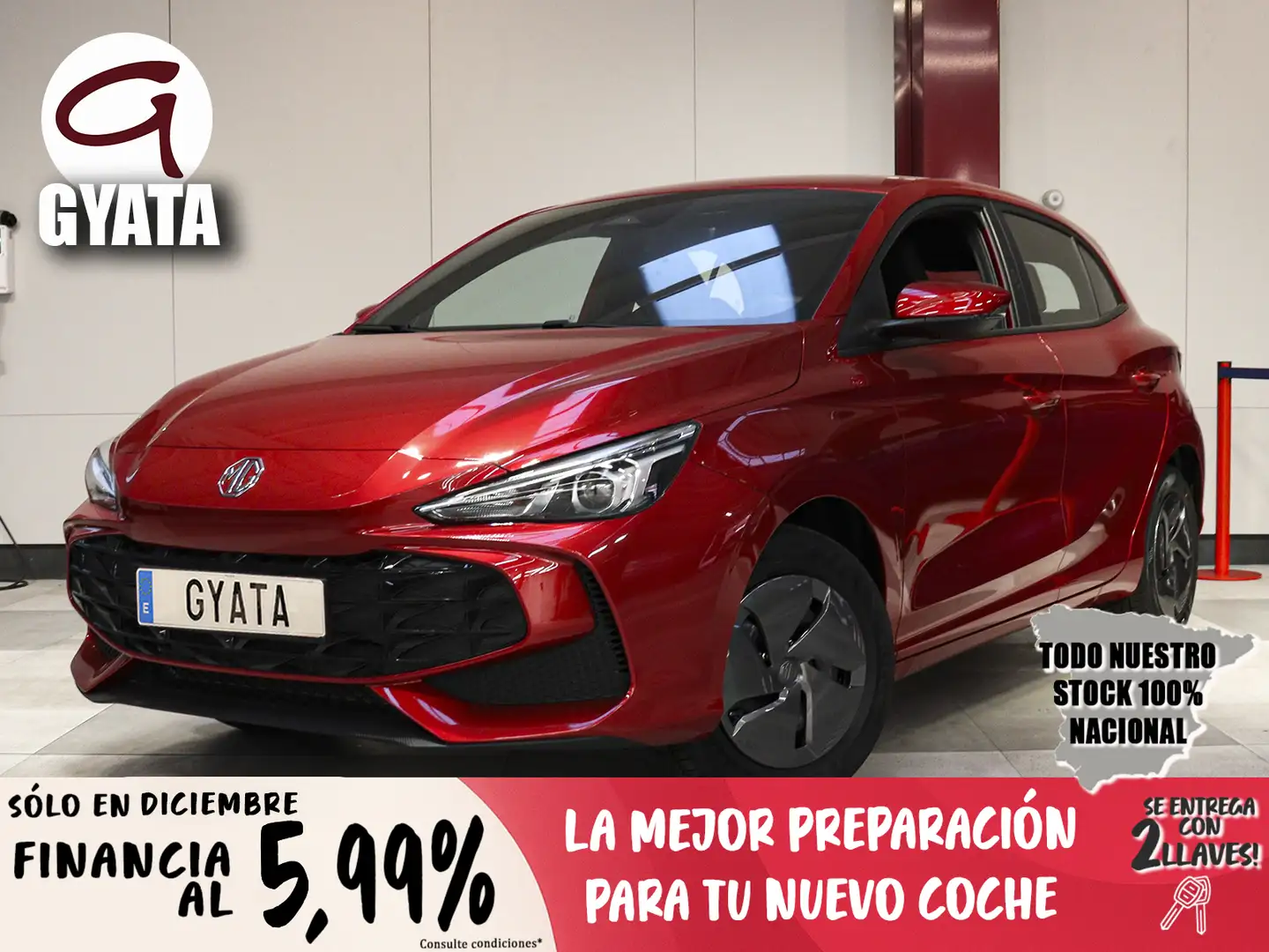 MG MG3 3 1.5 Hybrid+ Standard 143kW Rojo - 1