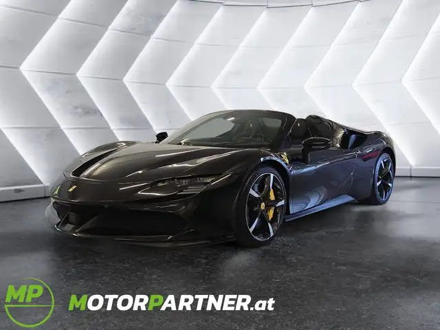 Ferrari SF90 Spider PHEV - Nero-Daytona + Giallo-Modena