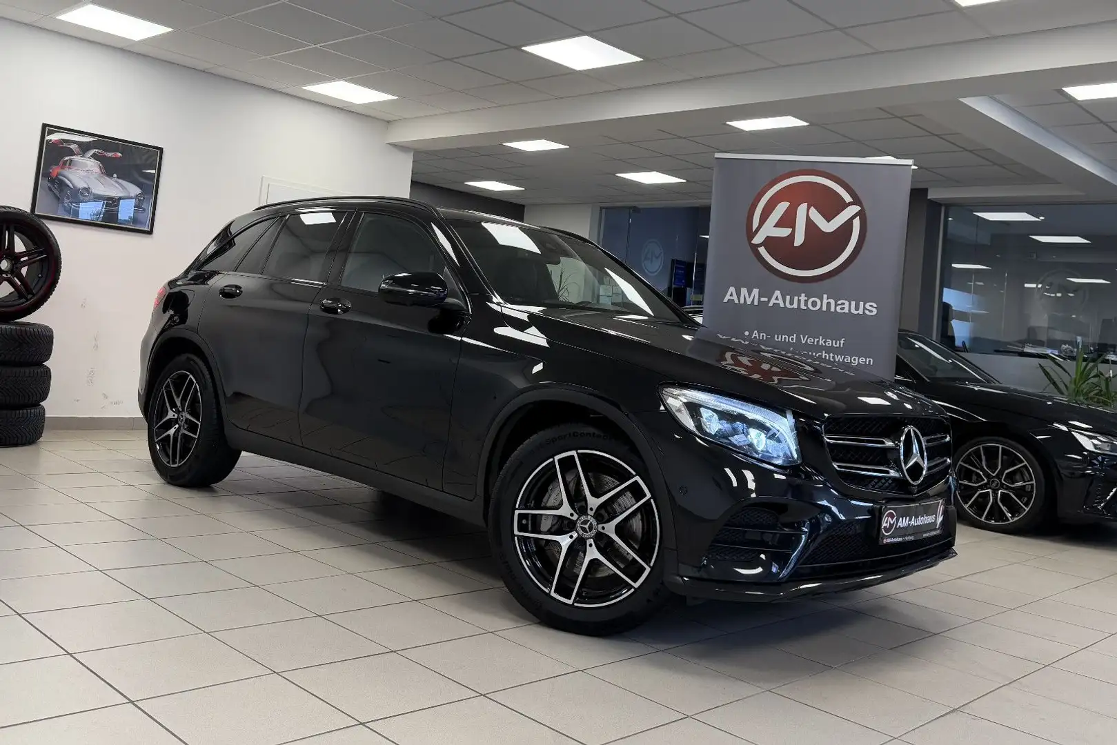 Mercedes-Benz GLC 350 d 4Matic *AMG*NIGHT*360°K*Burmester*19"Z Schwarz - 1