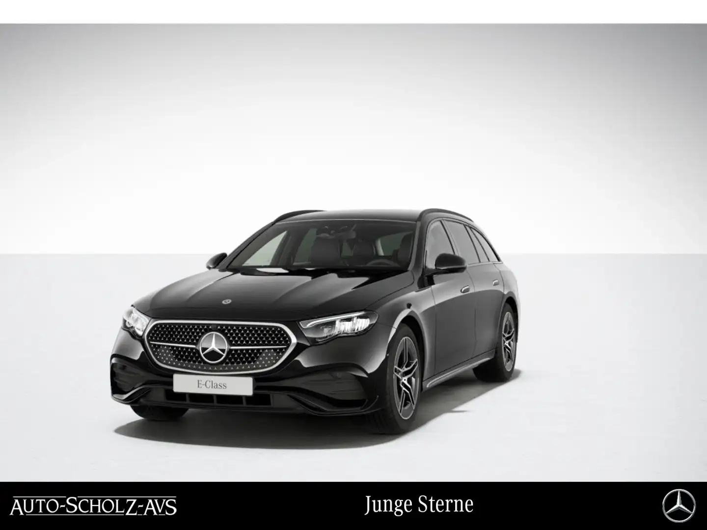 Mercedes-Benz E 220 d T AMG Night*AHK*Distr*KAM*CarPlay Schwarz - 1