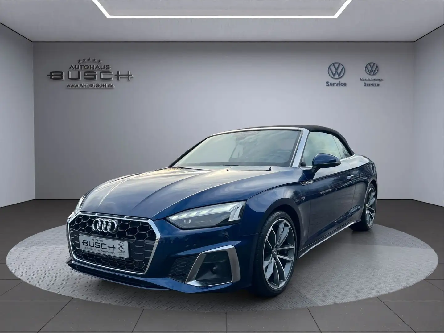 Audi A5 Cabriolet 40 TFSI S line 2.0 TFSI S-Tronic Blau - 2