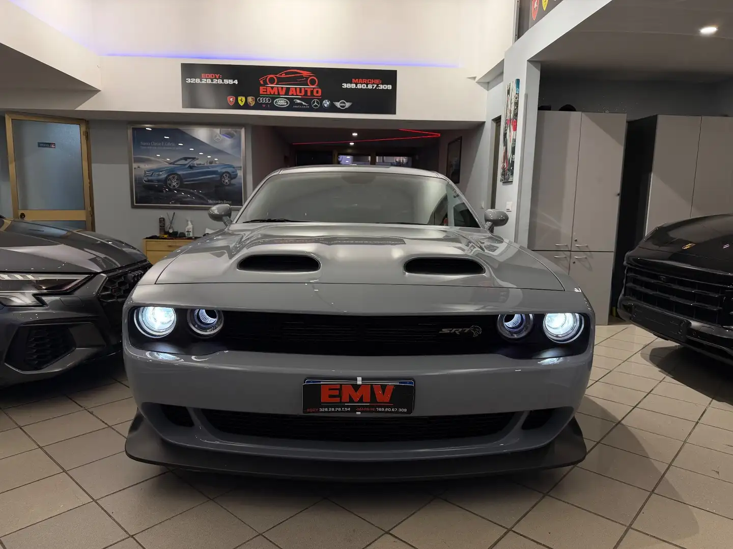Dodge Challenger Dodge Challenger 6.2 V8 HELLCAT SRT Redeye Widebod Grigio - 2