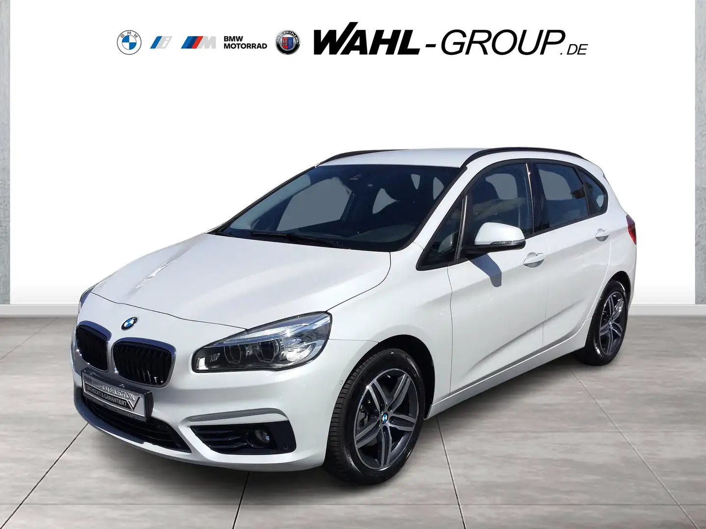 BMW 218 i ACTIVE TOURER SPORT LINE NAVI LED GRA PDC  DACHR White - 1