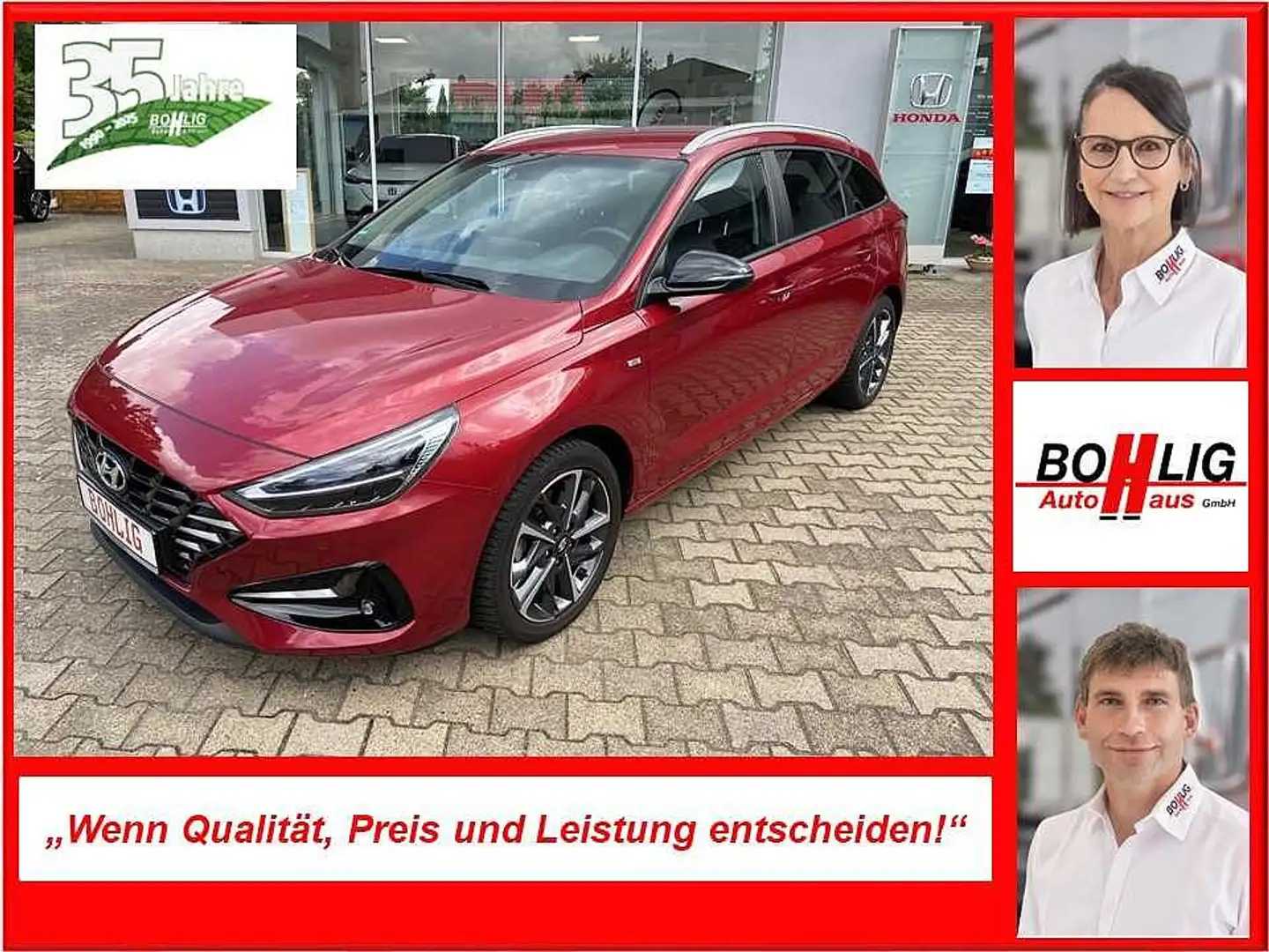 Hyundai i30 Kombi 1.5 T-GDI 48V-Hybrid EDITION 30+ Rot - 1