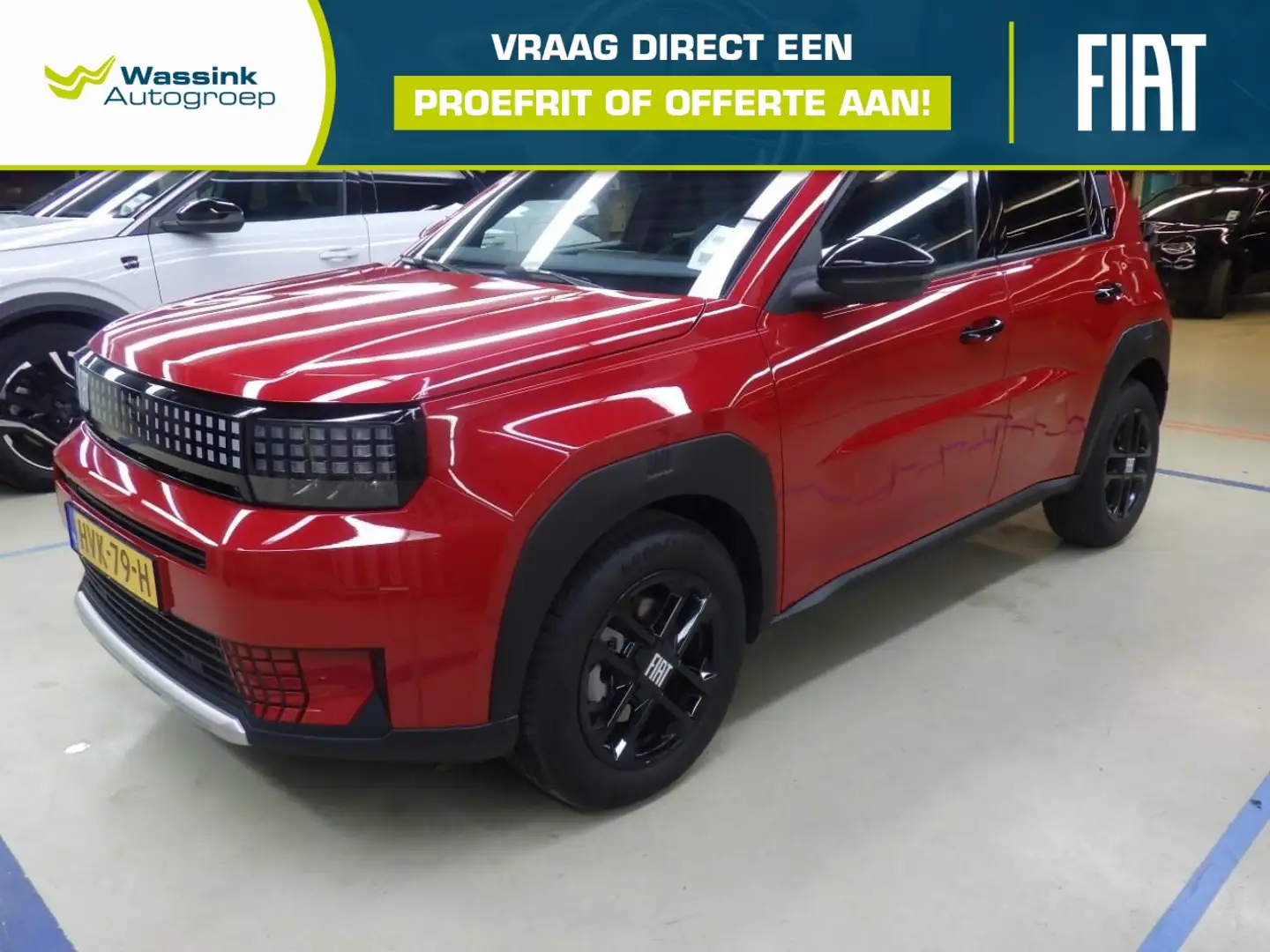 Fiat Grande Panda 1.2 Hybrid 100pk AUTOMAAT Icon | Style Pack | Lich Rot - 1