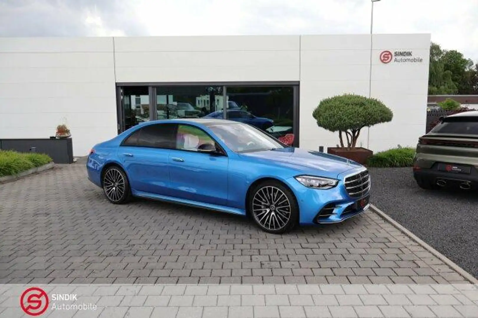 Mercedes-Benz S 400 d 4M lang AMGLine-DESIGNO Manufaktur Unique Blau - 2