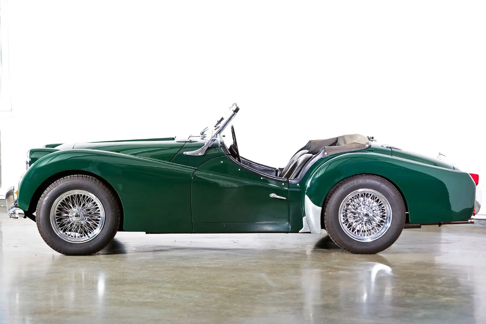 Triumph TR3 A, 33 Jahre einen Besitzer ! Verde - 2