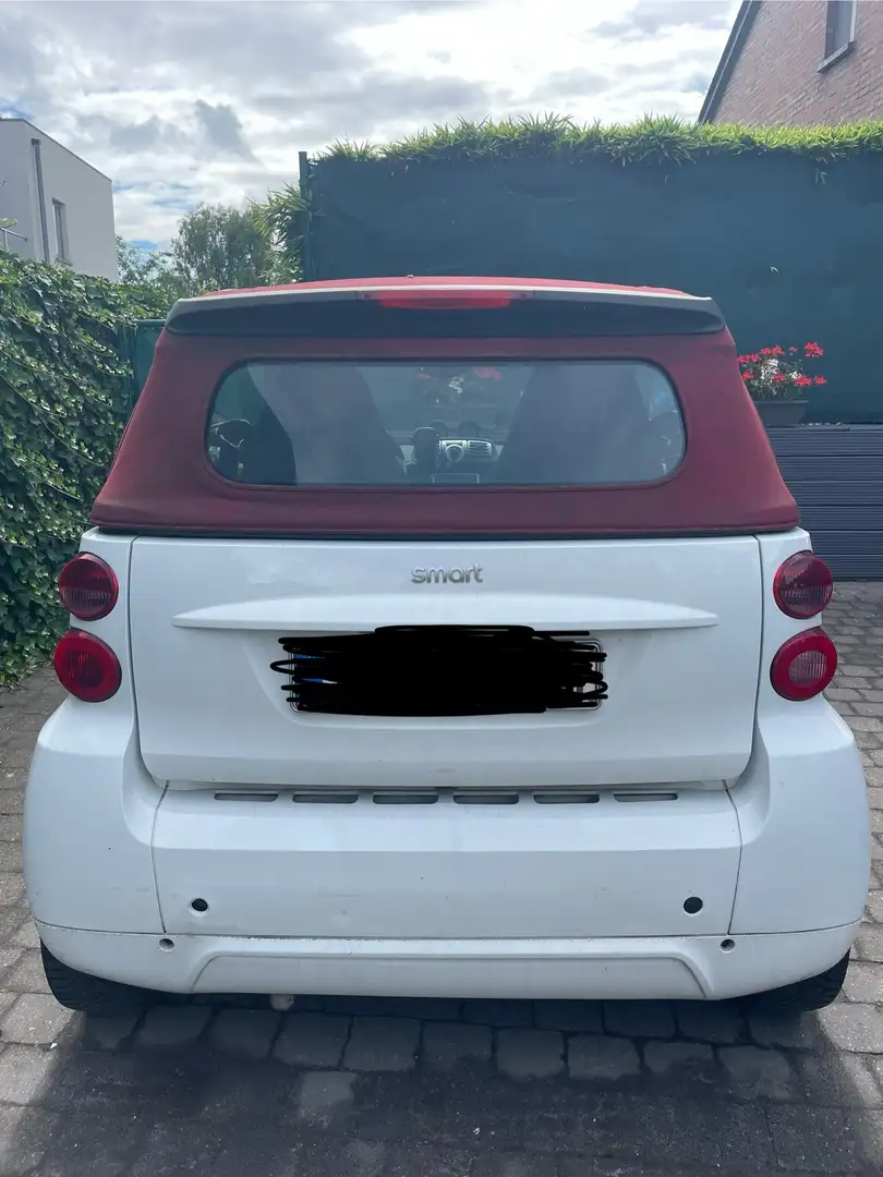 smart forTwo Cabrio 0.8 cdi Passion Softouch Blanc - 2