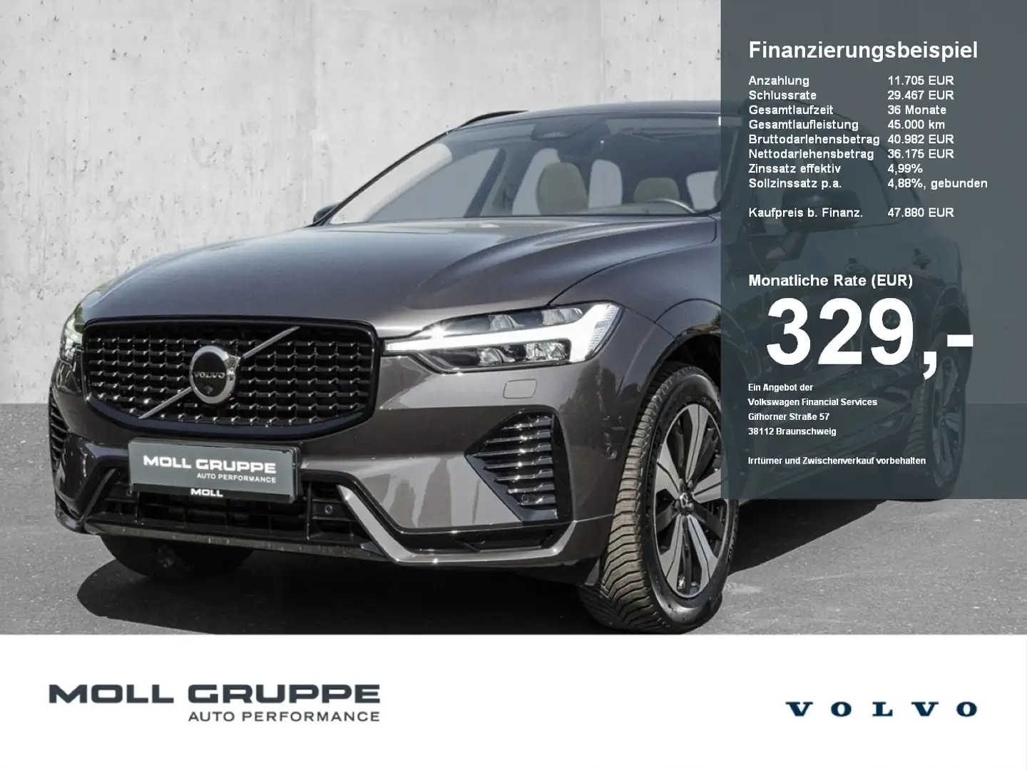 Volvo XC60 T8 Twin Engine AWD R Design Plug-In Pano 360Grad A Grey - 1