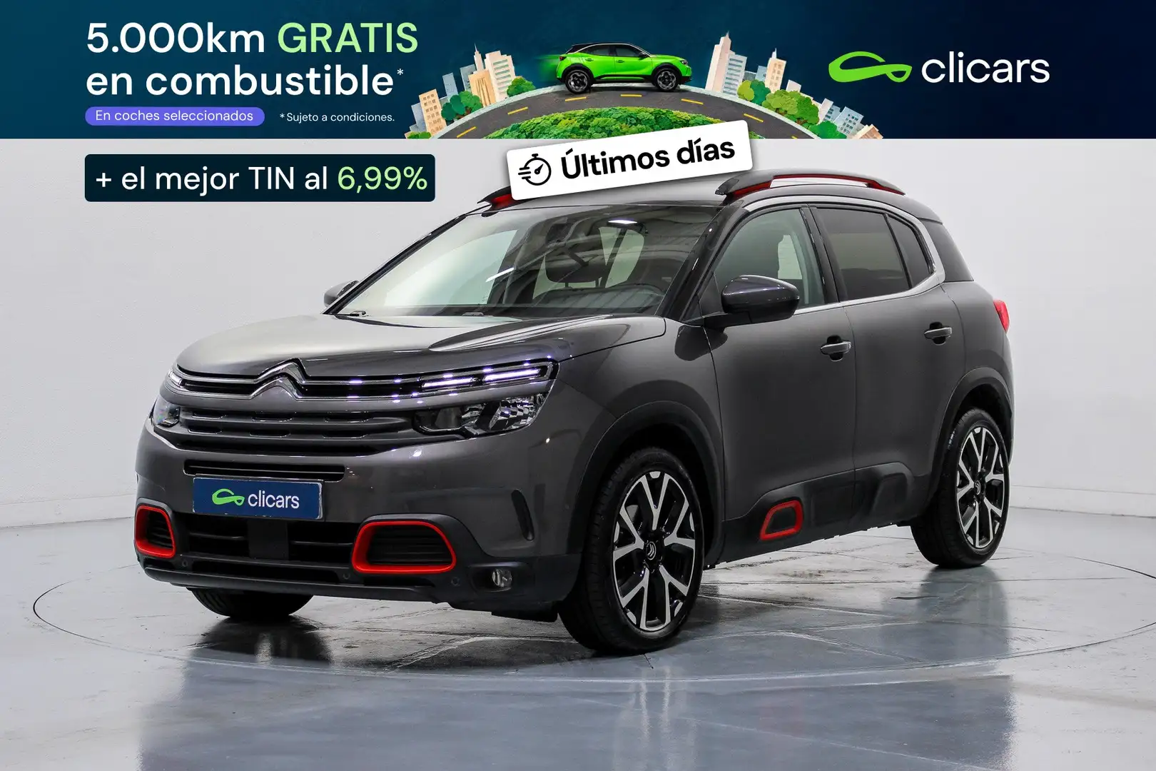 Citroen C5 Aircross BlueHDi S&S Feel 130 Gris - 1