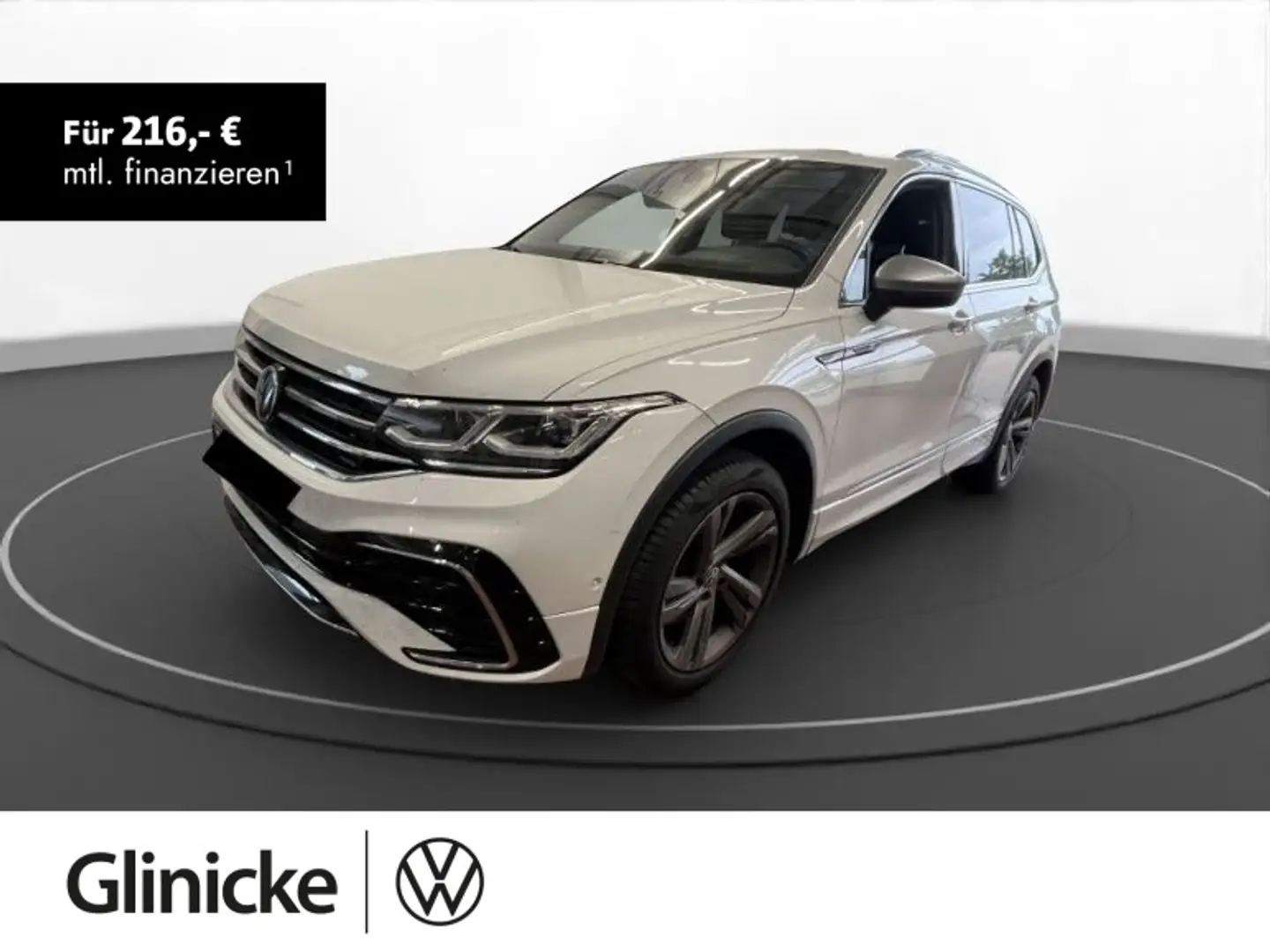 Volkswagen Tiguan Allspace 2.0 TDI DSG R-Line 4Motion Leder Blanc - 1
