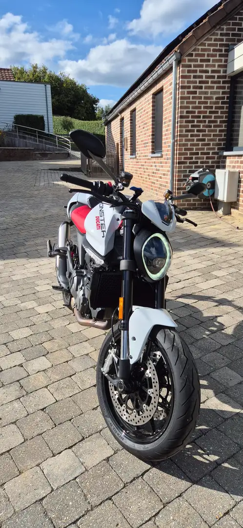 Ducati Monster 937 + modèle 2025 permis A2 800km débridable Wit - 2