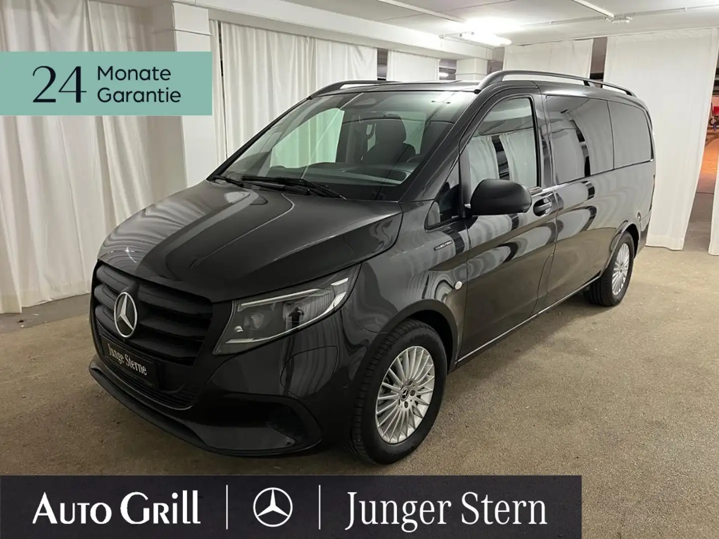 Mercedes-Benz Vito e 129 Tourer PRO L Multib 8Sitze Distr 90kwh Grigio - 2
