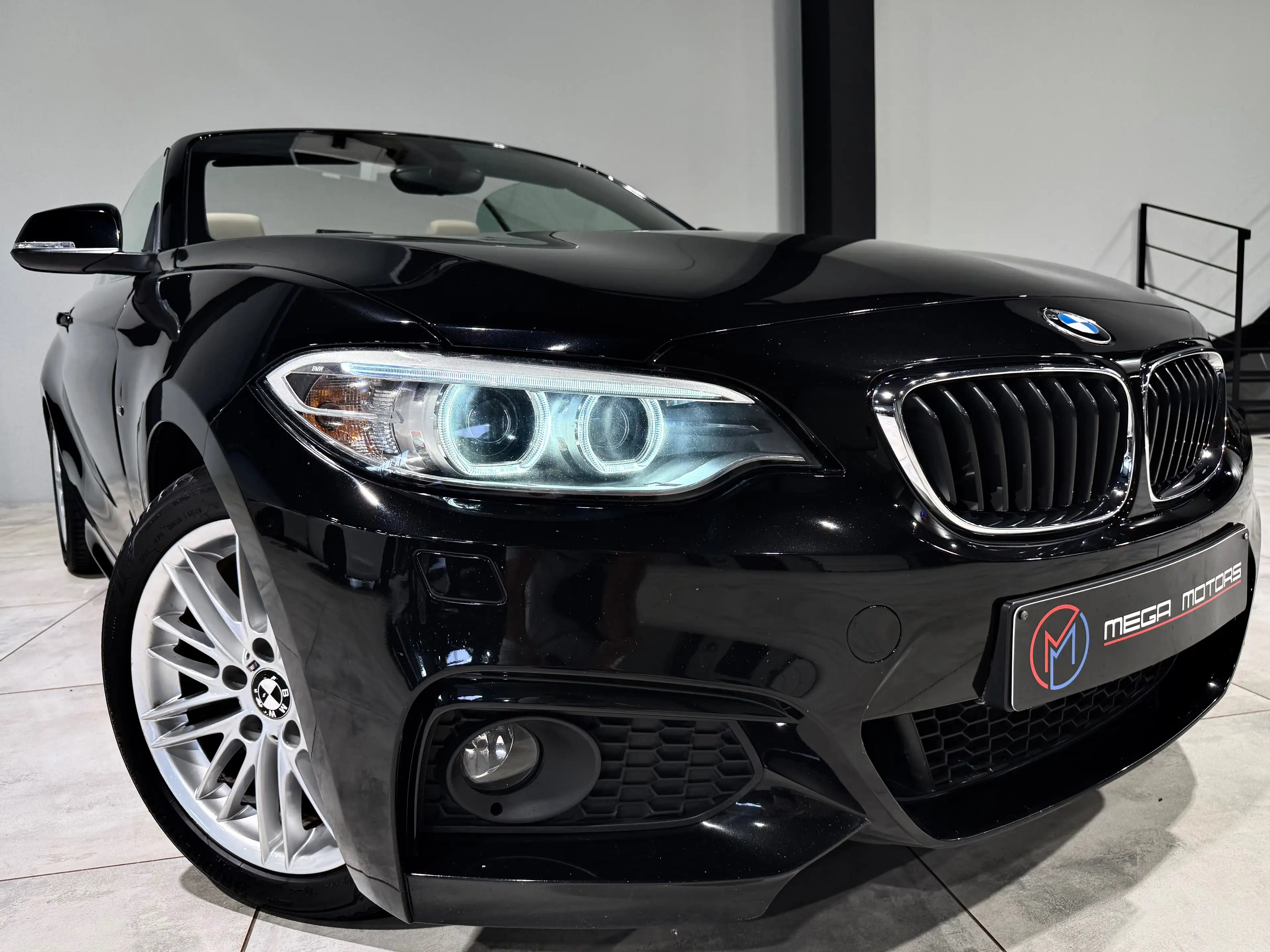 BMW 220 218d 150CV CABRIO PACK M" NAVI CUiR LED Bi-XENON JA17"++