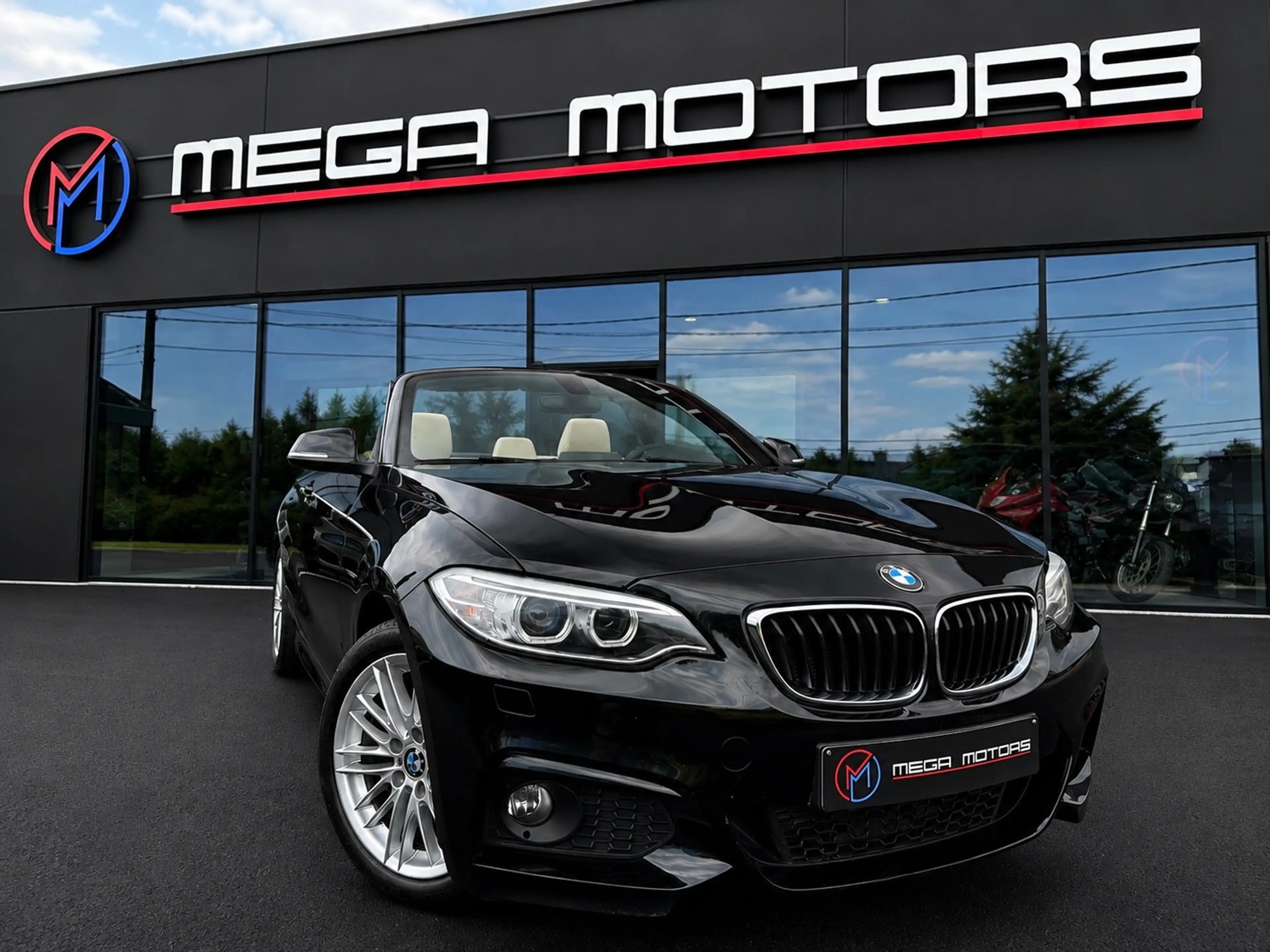 BMW 220 218d 150CV CABRIO PACK M" NAVI CUiR LED Bi-XENON JA17"++ — photo 9