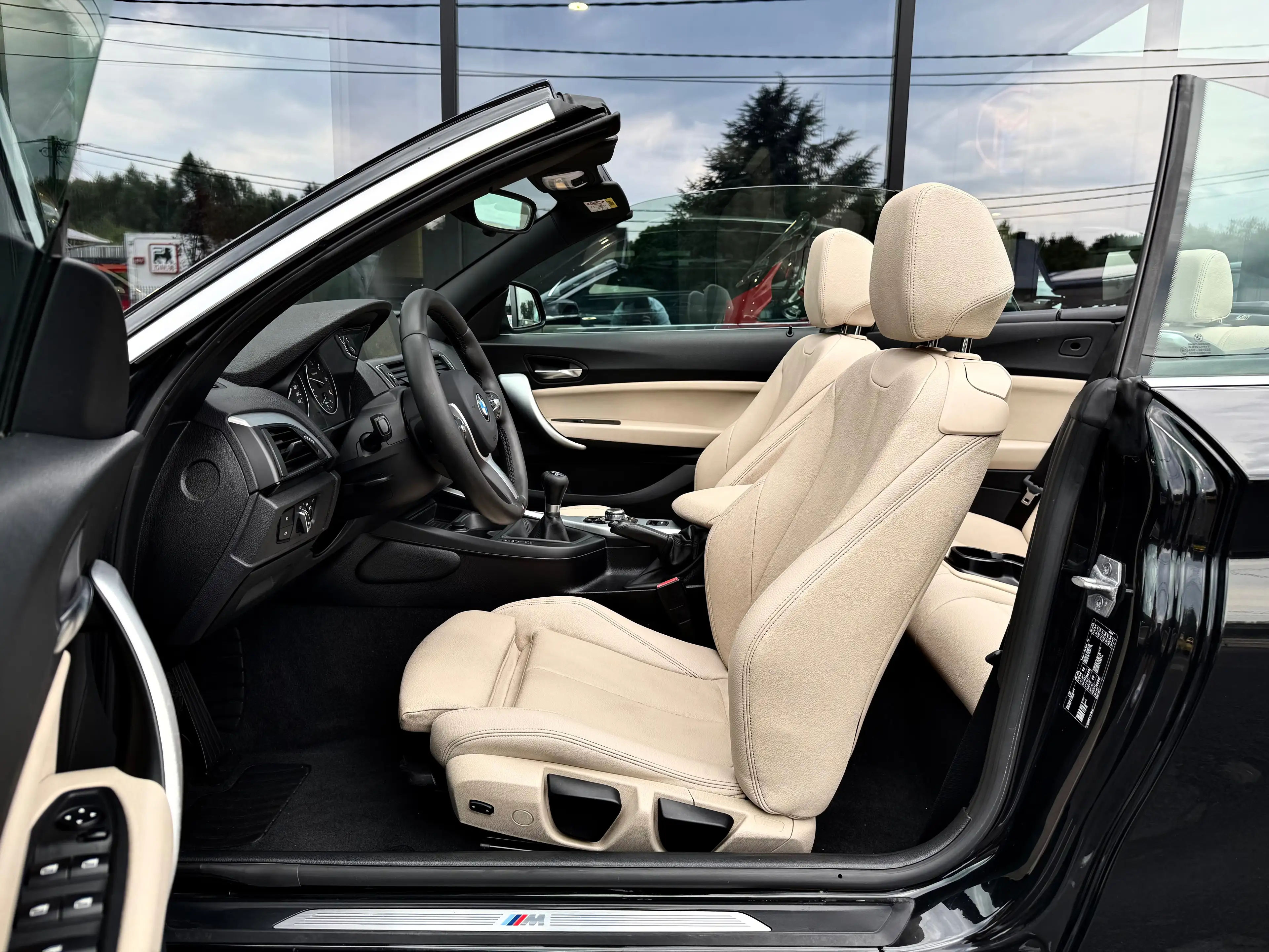 BMW 220 218d 150CV CABRIO PACK M" NAVI CUiR LED Bi-XENON JA17"++ — photo 11
