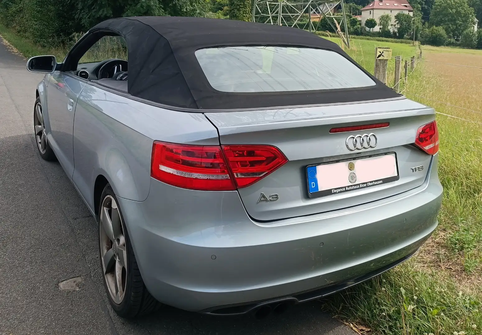 Audi A3 A3 Cabriolet 2.0 TFSI S tronic S Line Sportpaket Silber - 2
