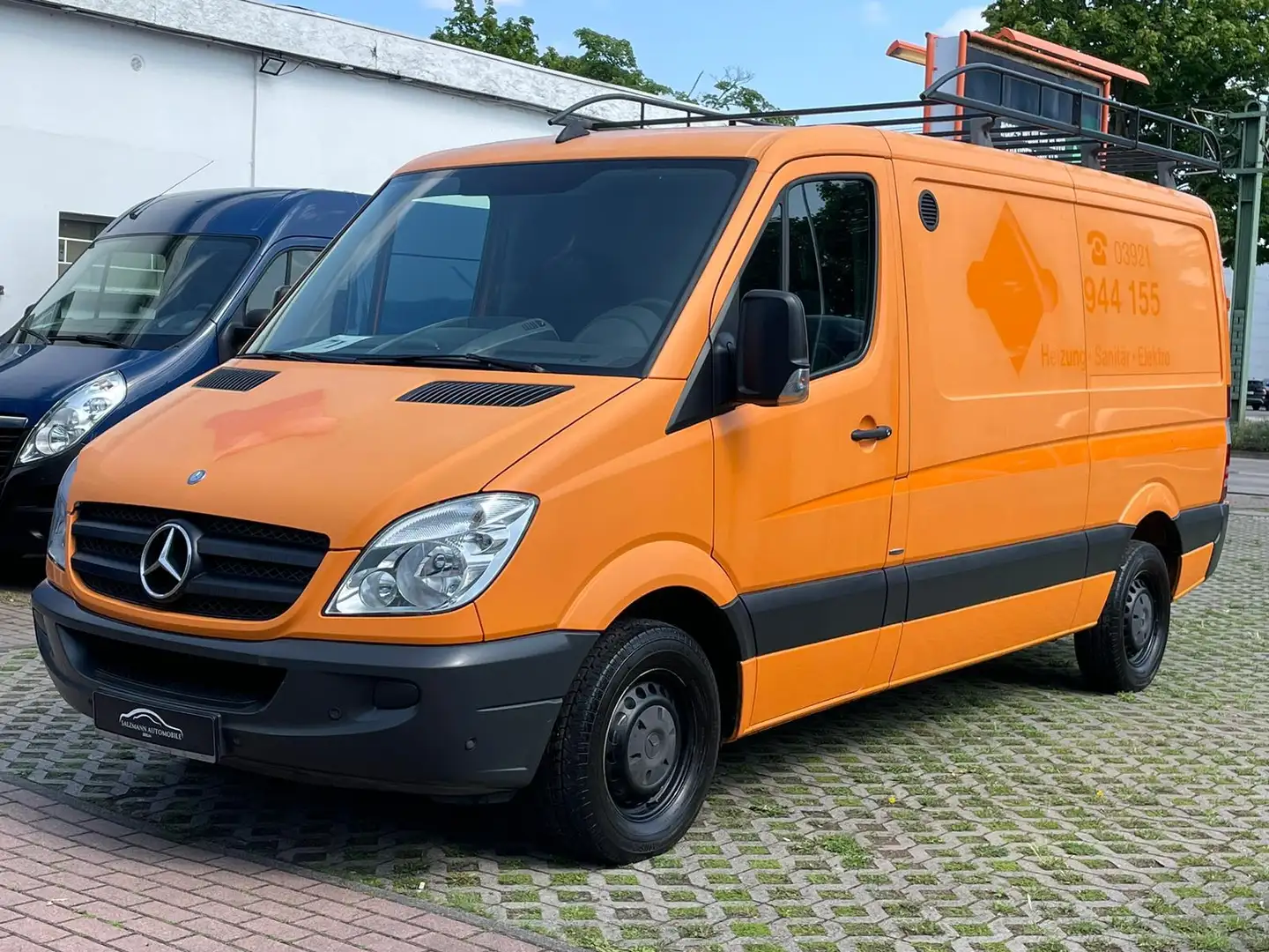 Mercedes-Benz Sprinter 213 CDI/LANG/KLIMA/Temp./1.H/AHK/TOP Orange - 1