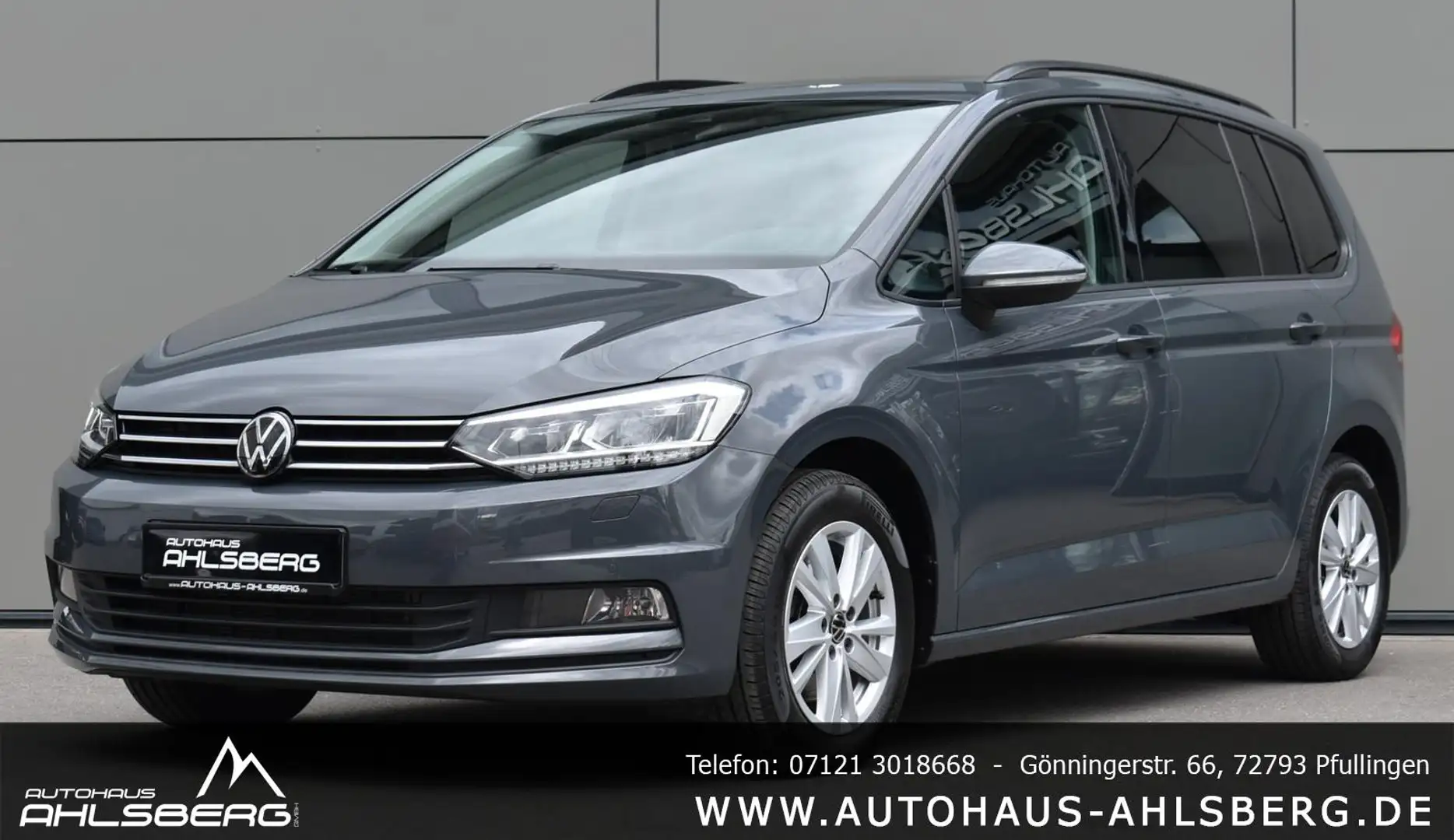 Volkswagen Touran COMFORT./ DIG.C/STAND./ACC/DYNAUDIO/AHK/7SITZ Gris - 1