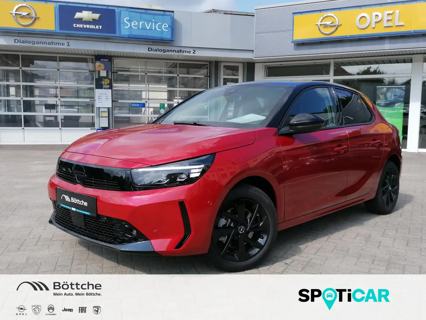 Opel Corsa 5trg 1.2 GS Allw/LED/Navi/180°Kamera/Shz/Klimaauto Rot - 1