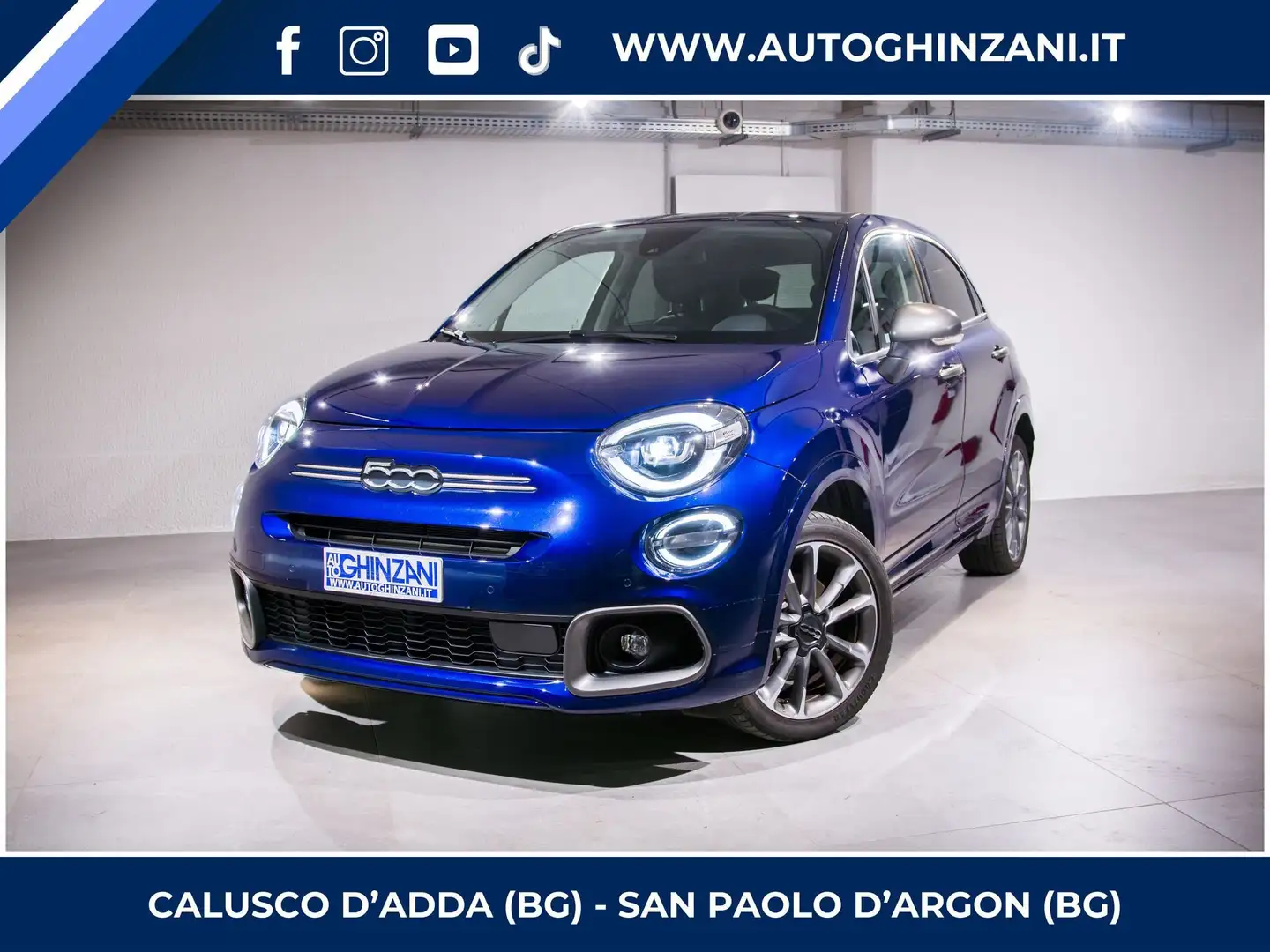 Fiat 500X 1.5 T4 Hybrid 130 CV DCT Sport Blu/Azzurro - 1