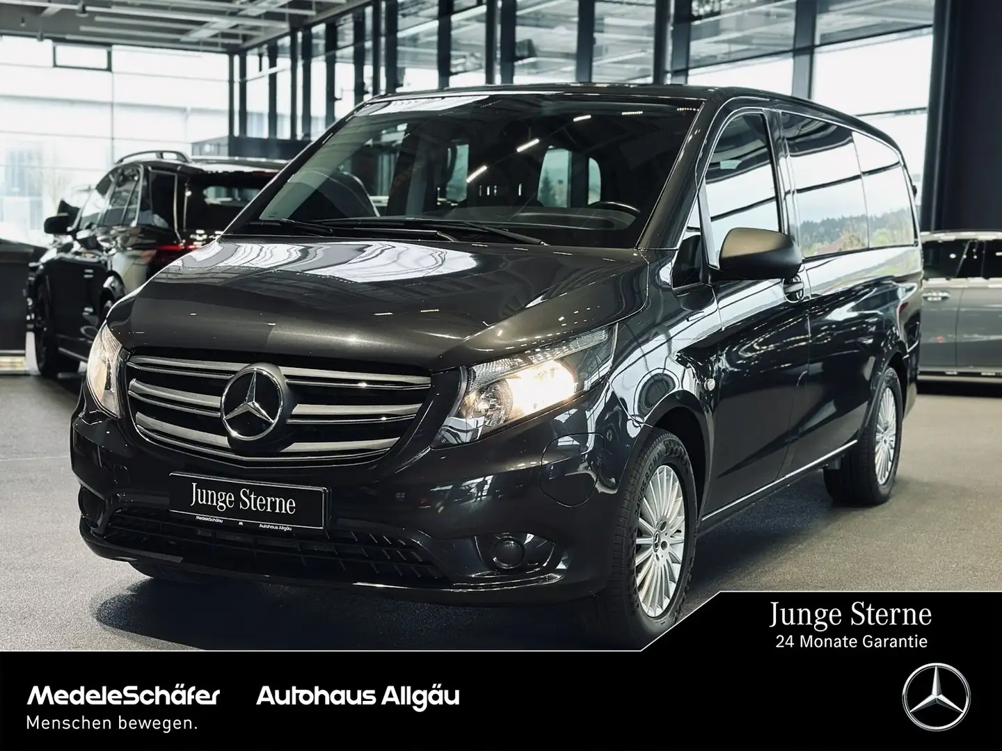 Mercedes-Benz Vito eVito VITO 129 Tourer PRO L HECKTÜR DISTRONIC Grijs - 1