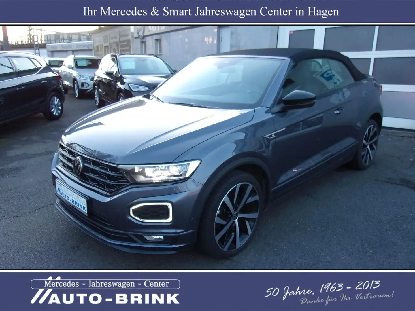 Volkswagen T-Roc Cabrio R-Line DSG/ACC/aktPTS+RFK/Totw. Grau - 2