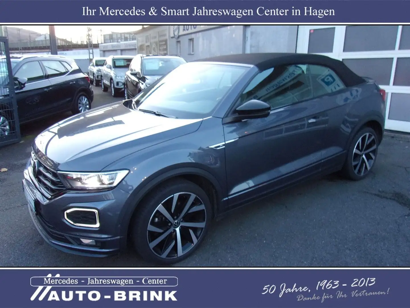 Volkswagen T-Roc Cabrio R-Line DSG/ACC/aktPTS+RFK/Totw. Grau - 1