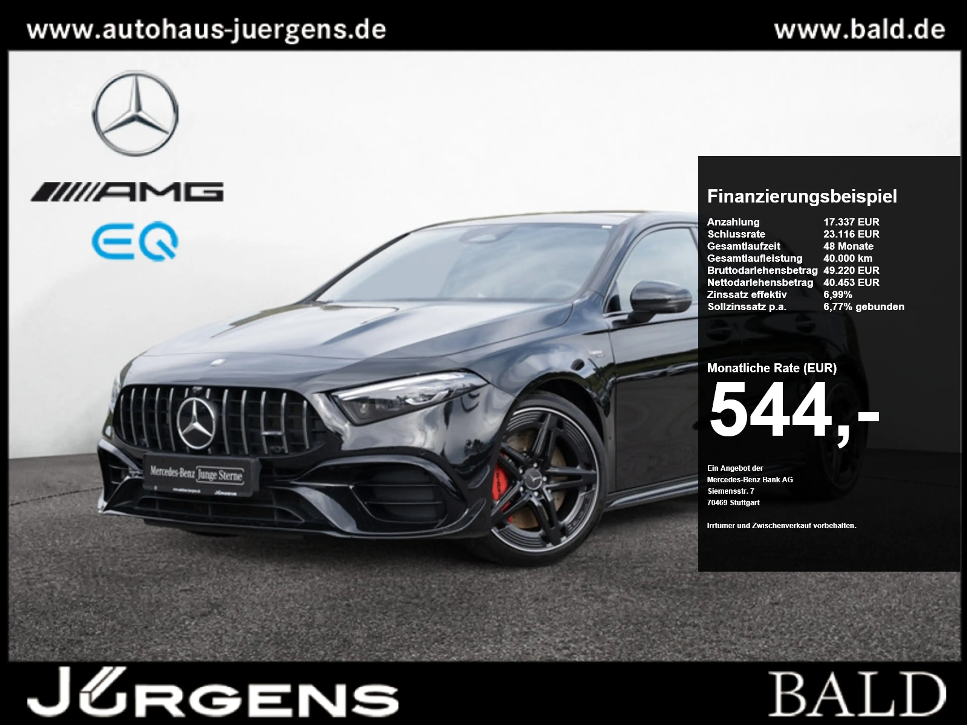 Mercedes-Benz A 45 AMG S 4M+ Prem.Plus/Aero/Pano/Night/360/HUD